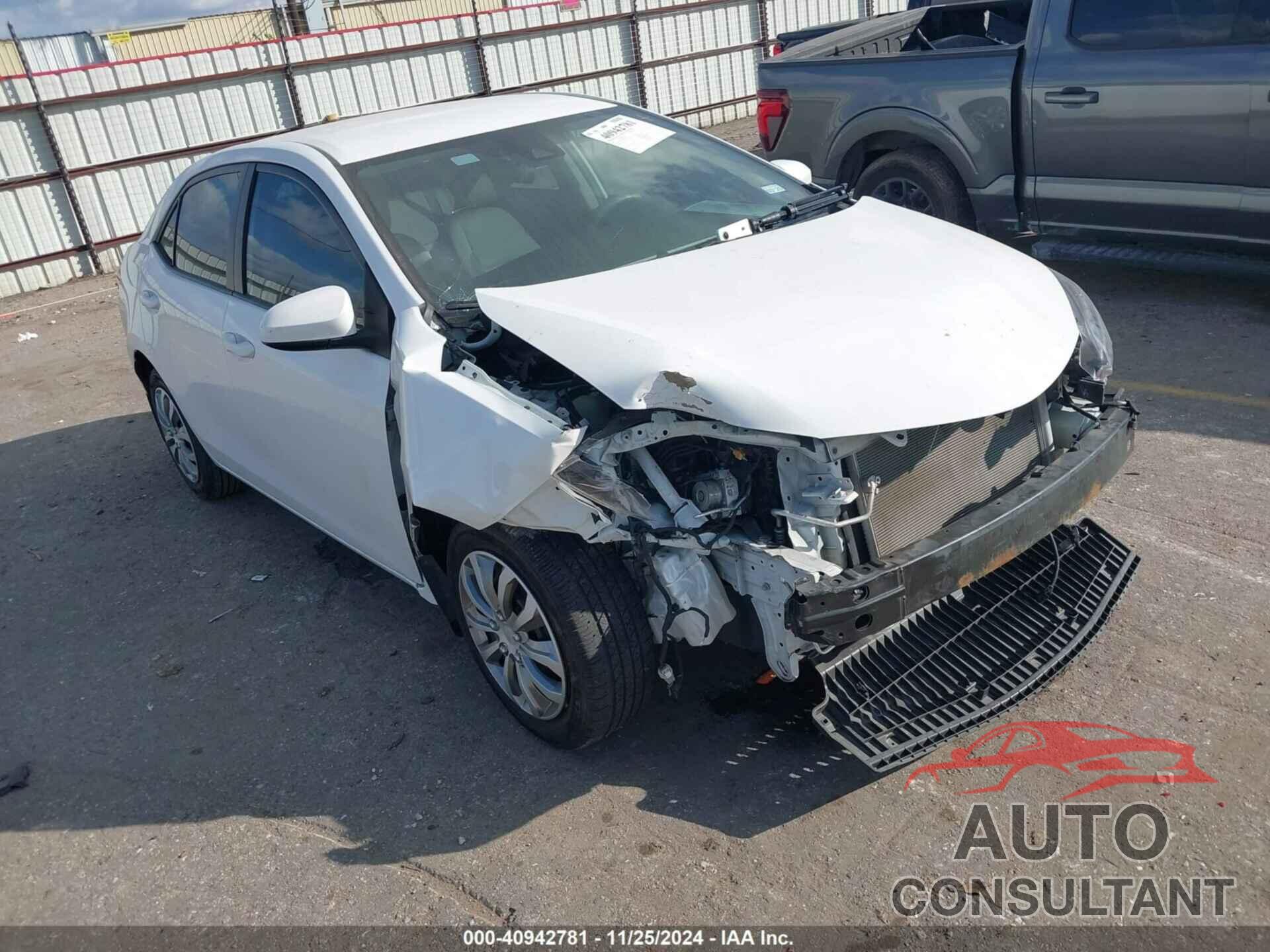 TOYOTA COROLLA 2017 - 2T1BURHE0HC922884