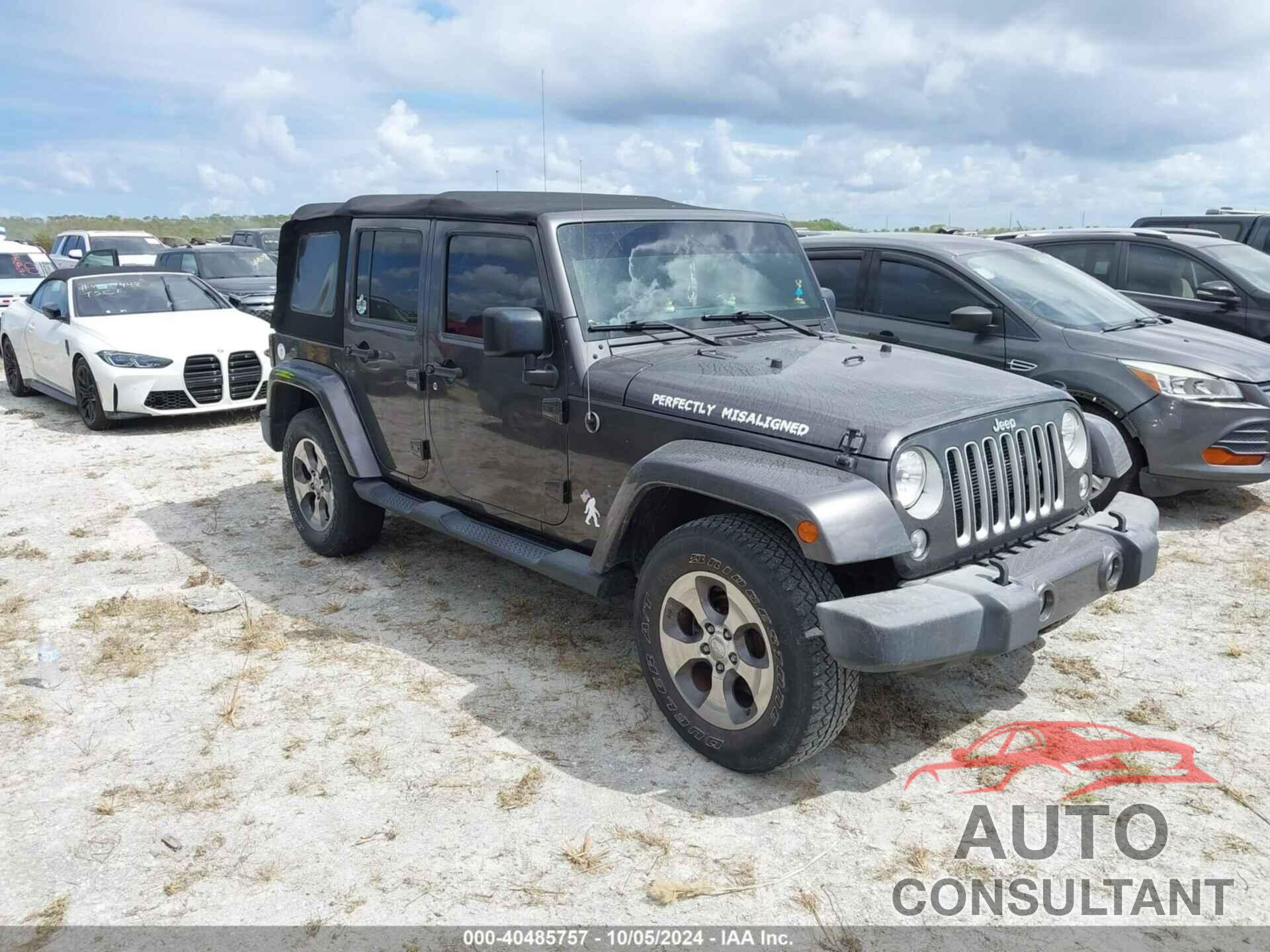 JEEP WRANGLER UNLIMITED 2016 - 1C4HJWEGXGL157259