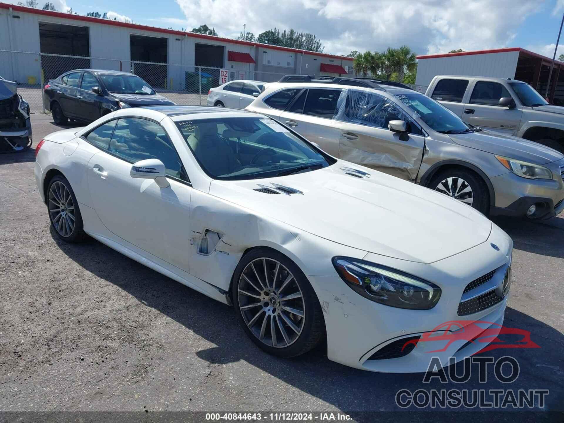 MERCEDES-BENZ SL 550 2019 - WDDJK7DA3KF058314