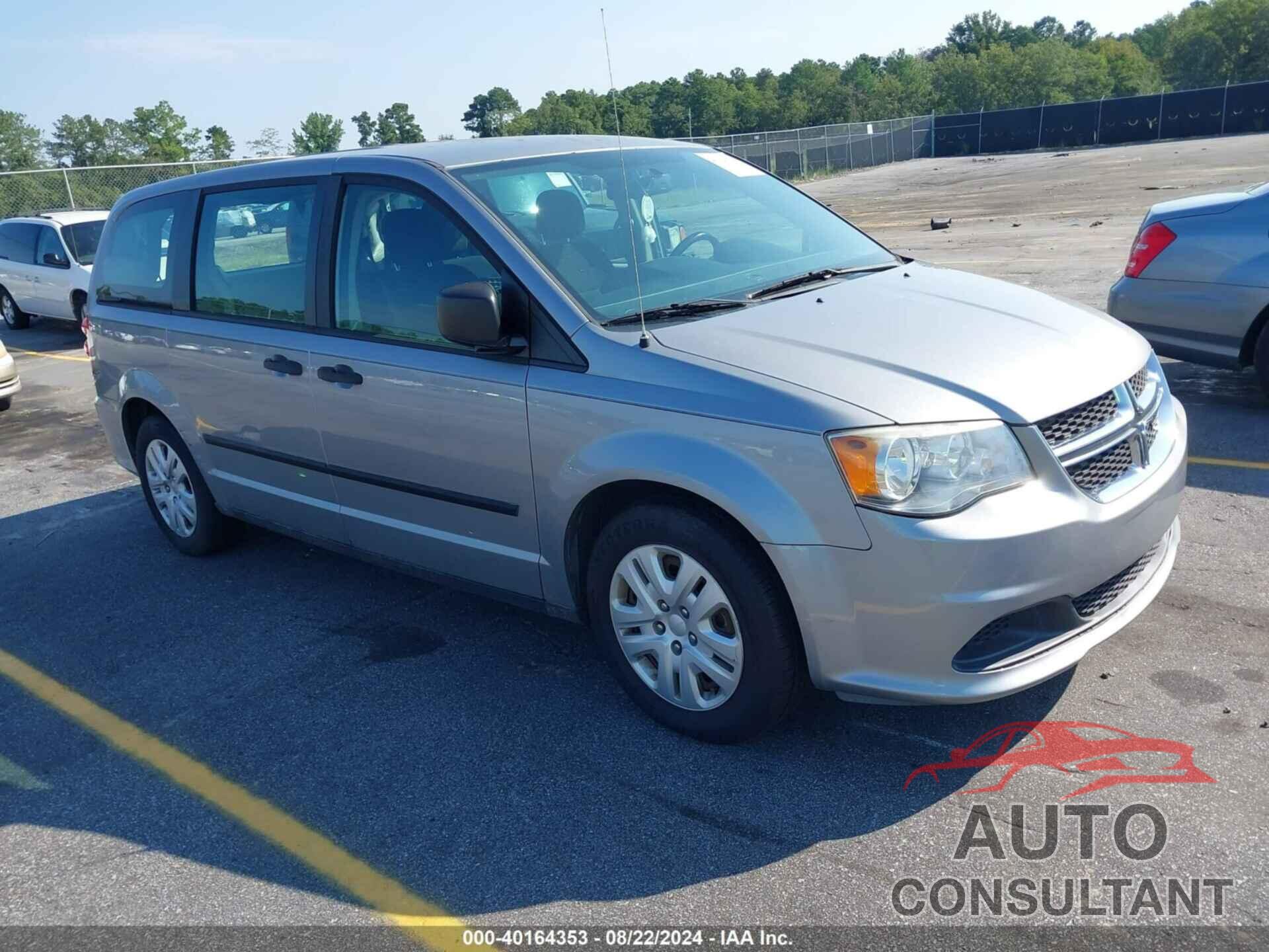 DODGE GRAND CARAVAN 2016 - 2C4RDGBG9GR140529