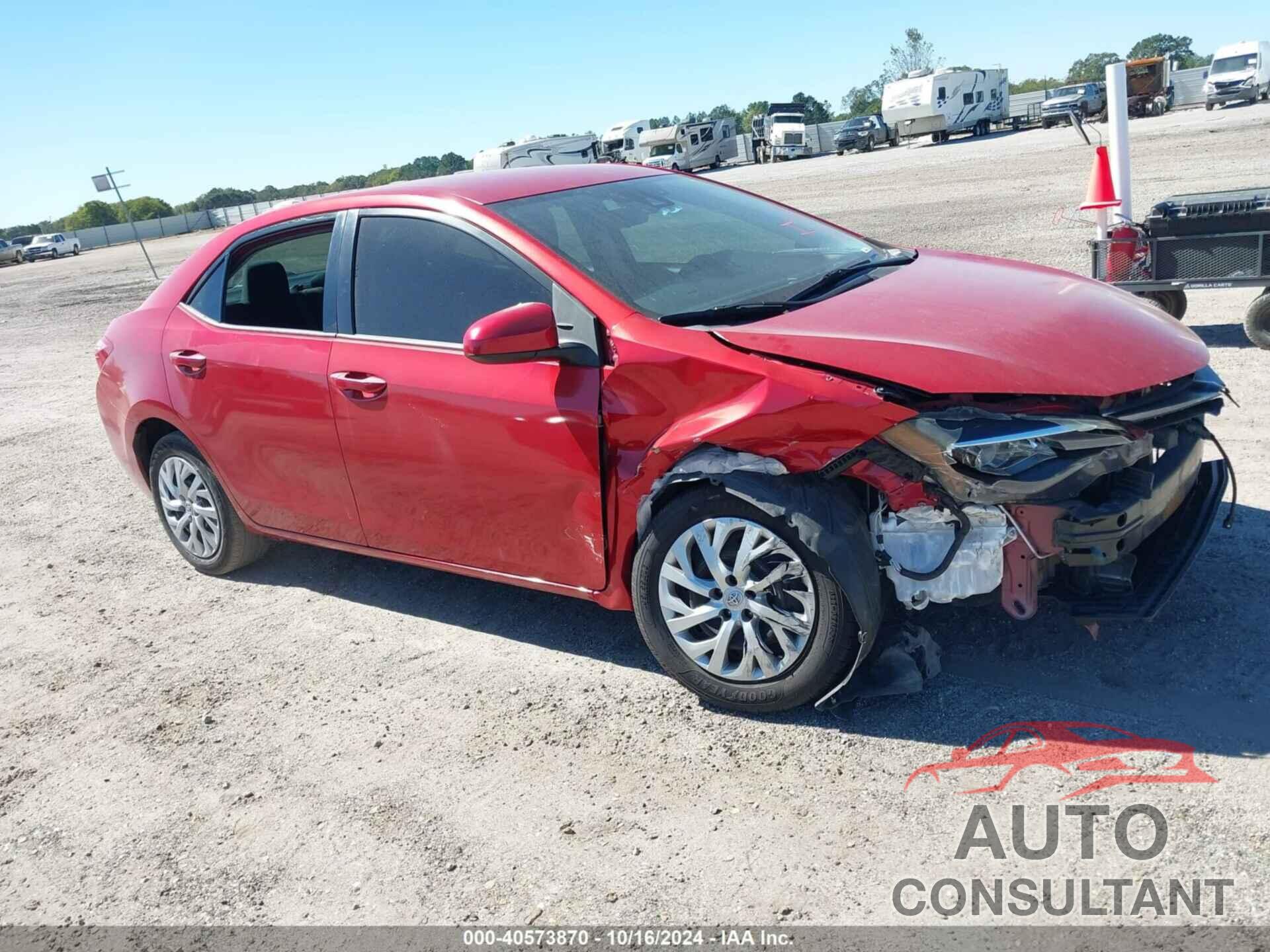 TOYOTA COROLLA 2019 - 5YFBURHE1KP945596
