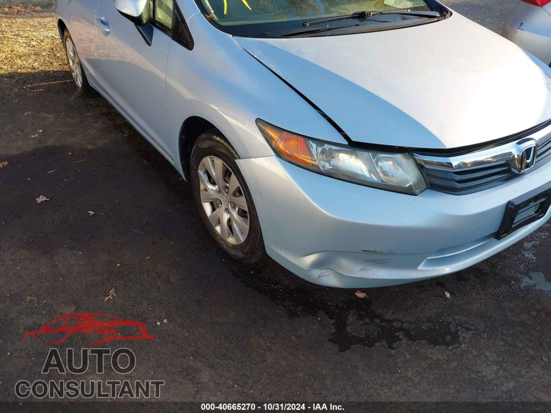 HONDA CIVIC 2012 - 19XFB2F56CE304366