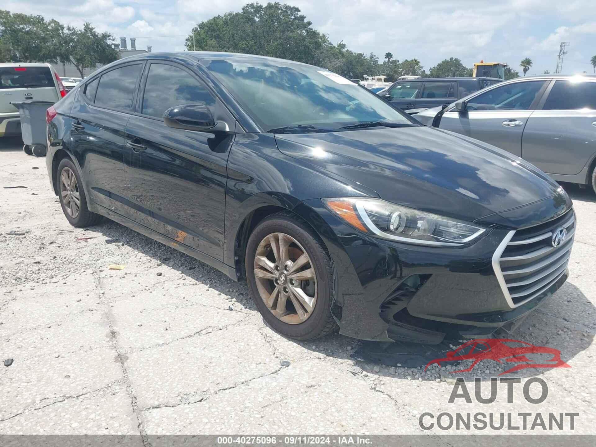 HYUNDAI ELANTRA 2018 - 5NPD84LF4JH248404