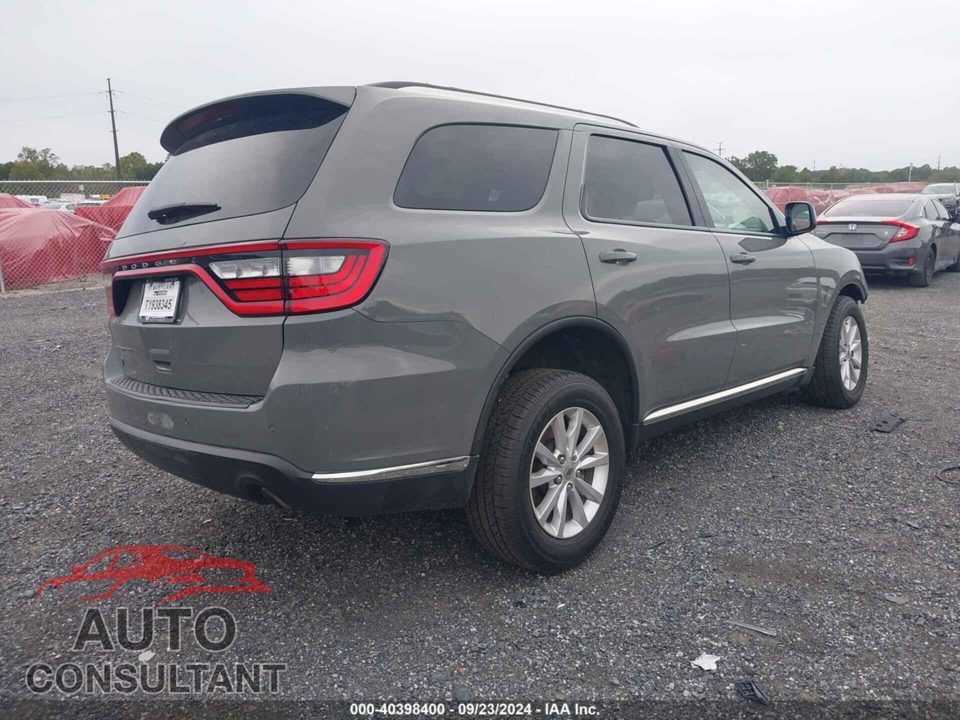 DODGE DURANGO 2021 - 1C4RDJAG4MC697609