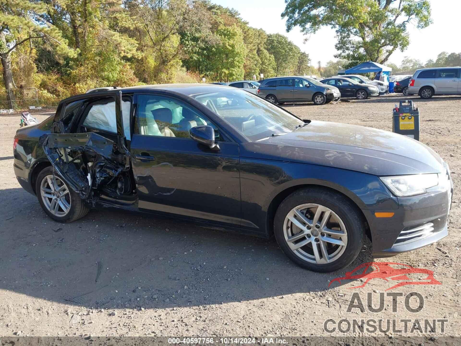 AUDI A4 2017 - WAUANAF49HN070484