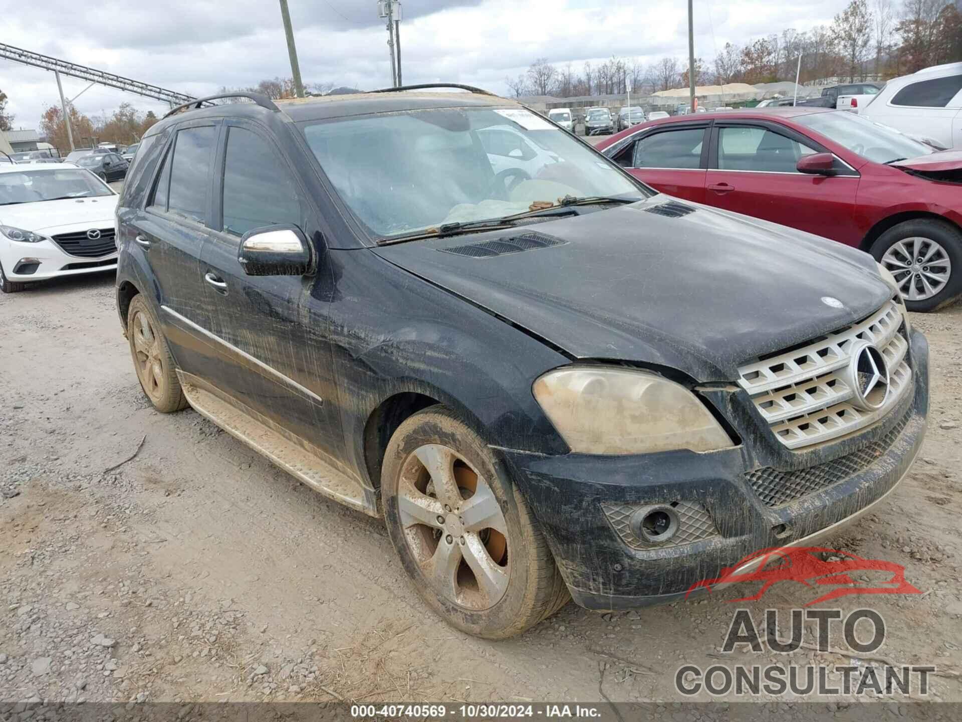 MERCEDES-BENZ ML 350 2009 - 4JGBB56E99A507629
