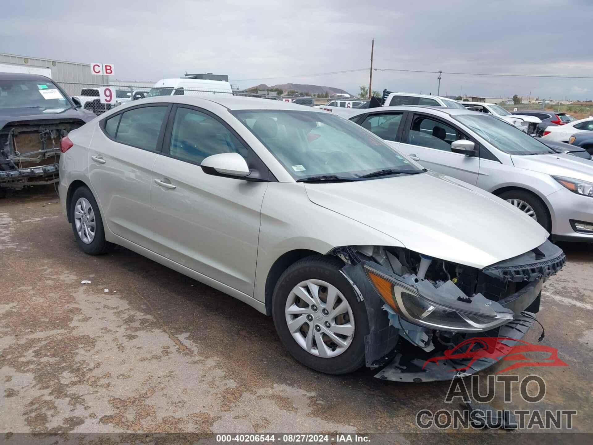 HYUNDAI ELANTRA 2017 - 5NPD74LF1HH082372