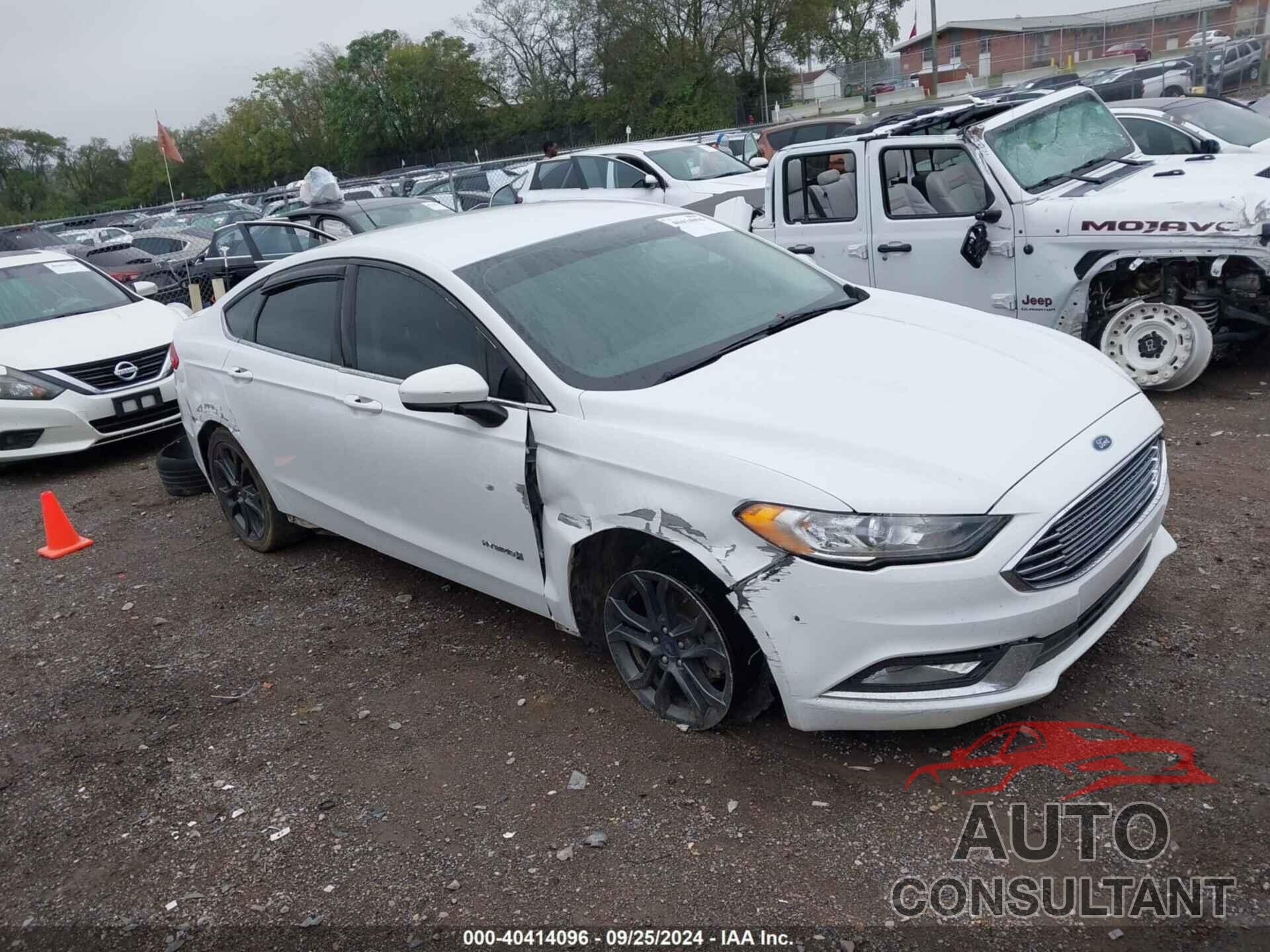 FORD FUSION HYBRID 2018 - 3FA6P0LU4JR124607