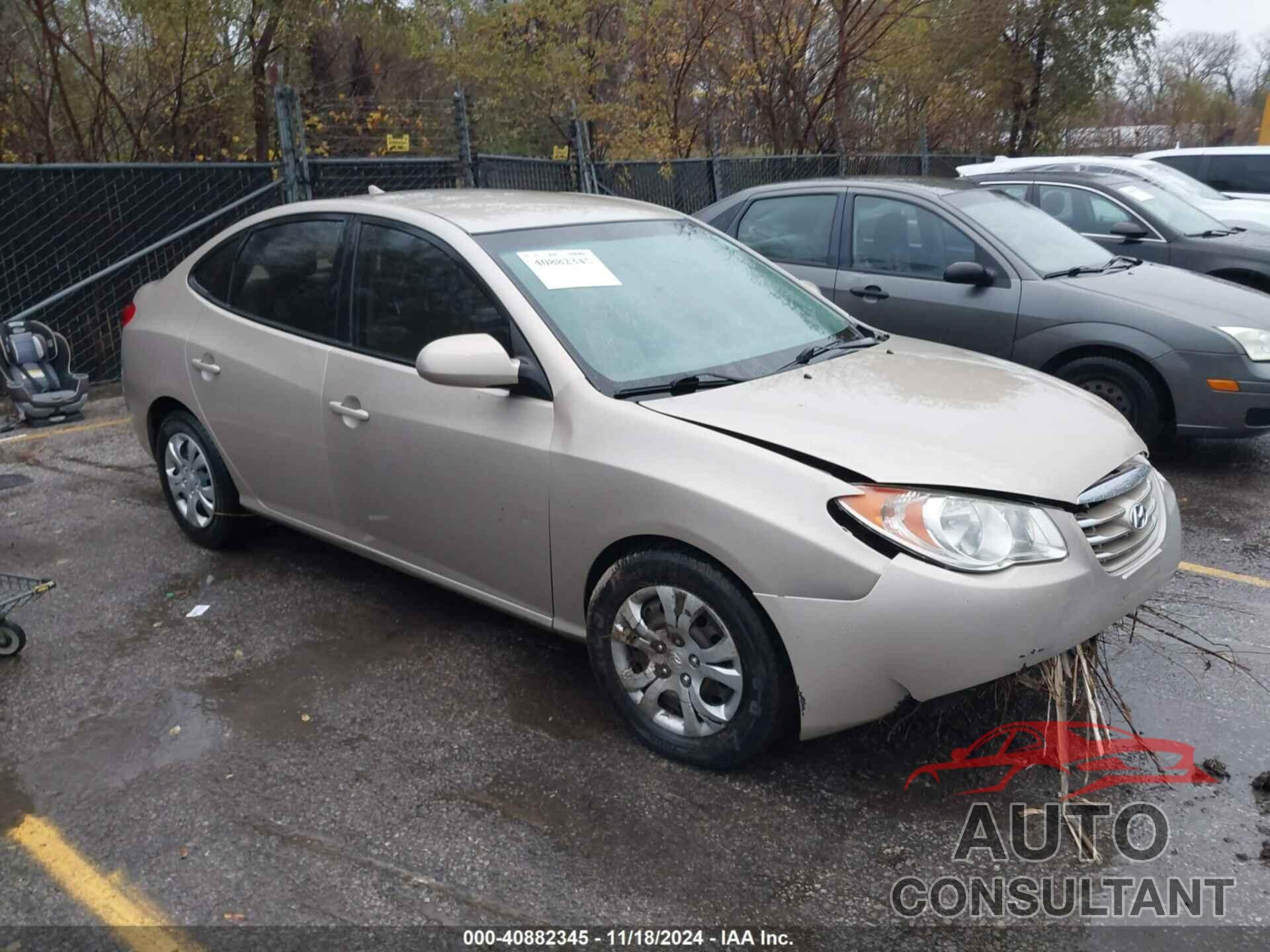 HYUNDAI ELANTRA 2010 - KMHDU4AD1AU081241