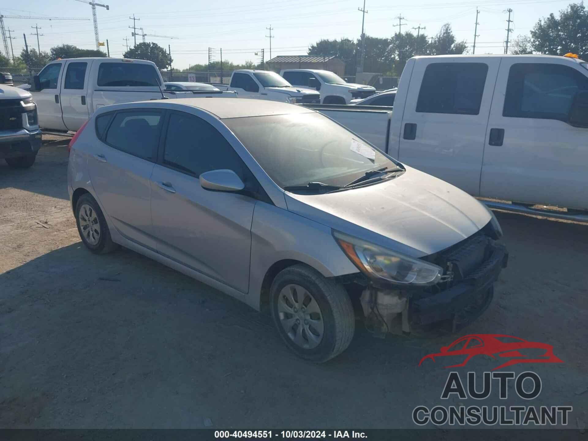 HYUNDAI ACCENT 2016 - KMHCT5AE5GU255429