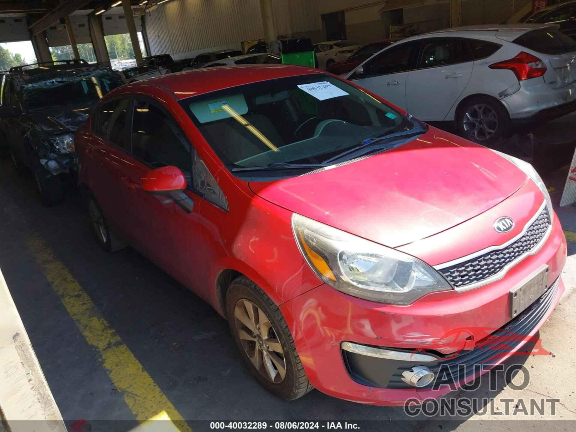 KIA RIO 2016 - KNADN4A37G6586851