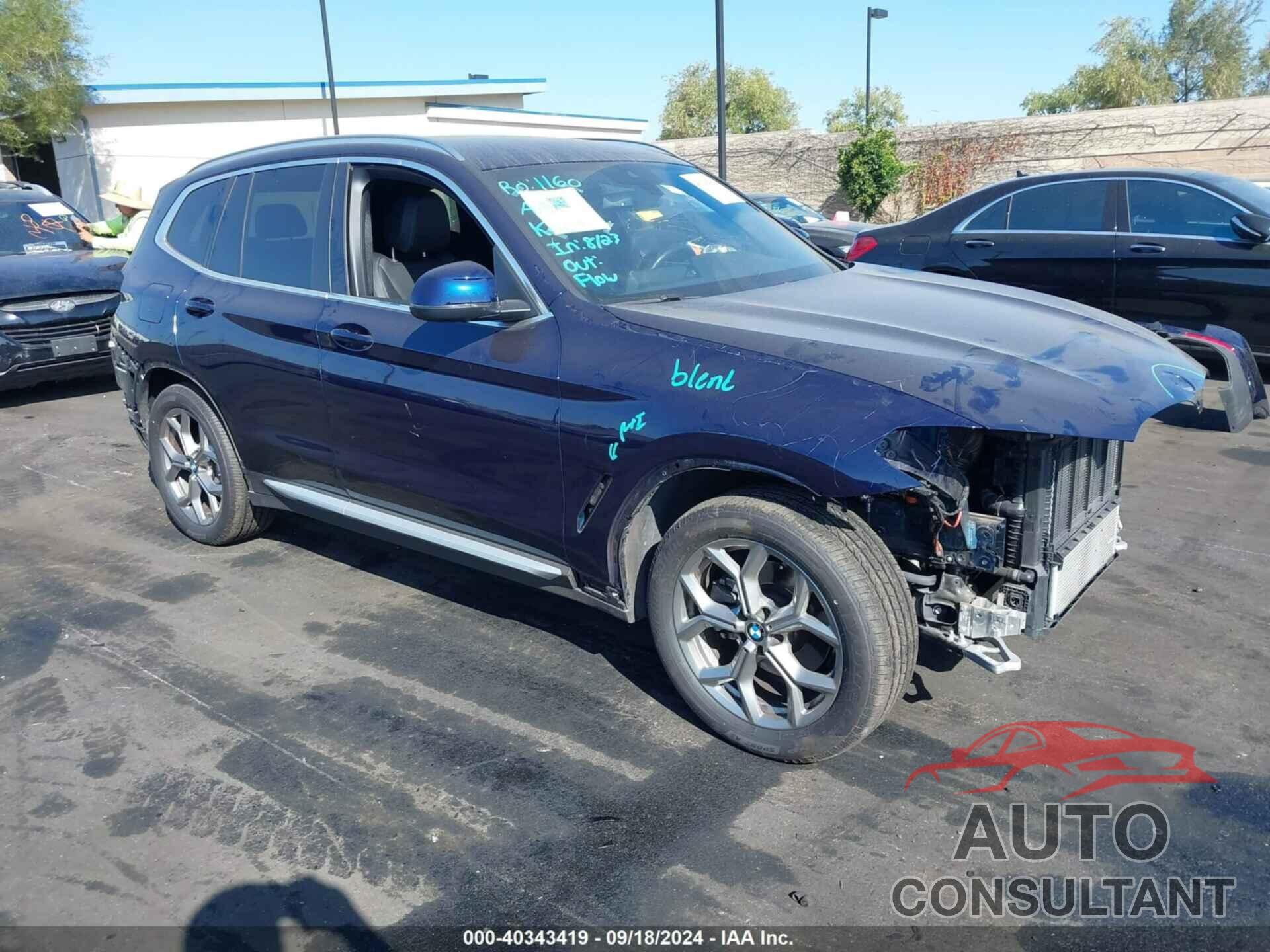 BMW X3 2022 - 5UX53DP02N9M86371