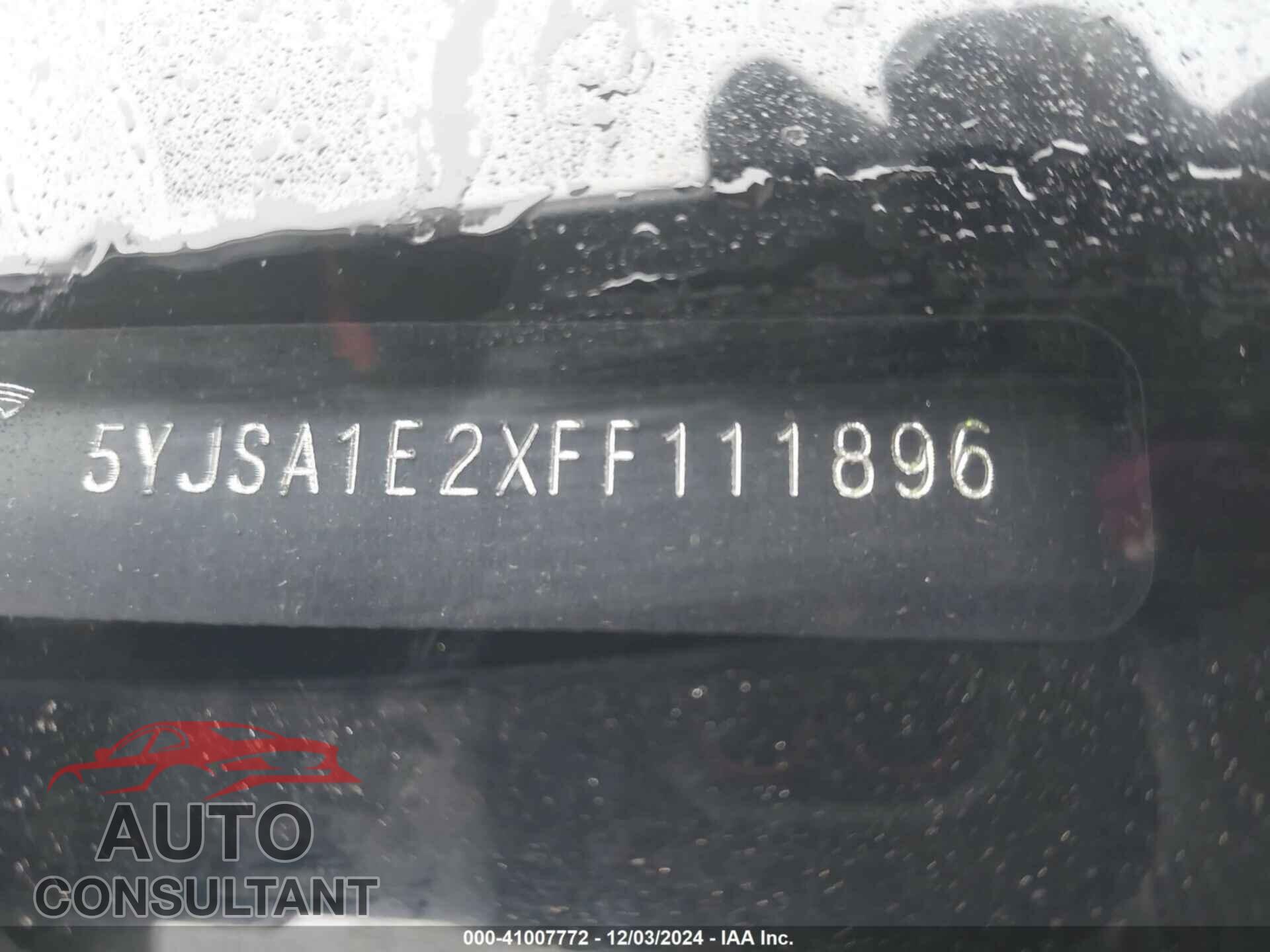 TESLA MODEL S 2015 - 5YJSA1E2XFF111896