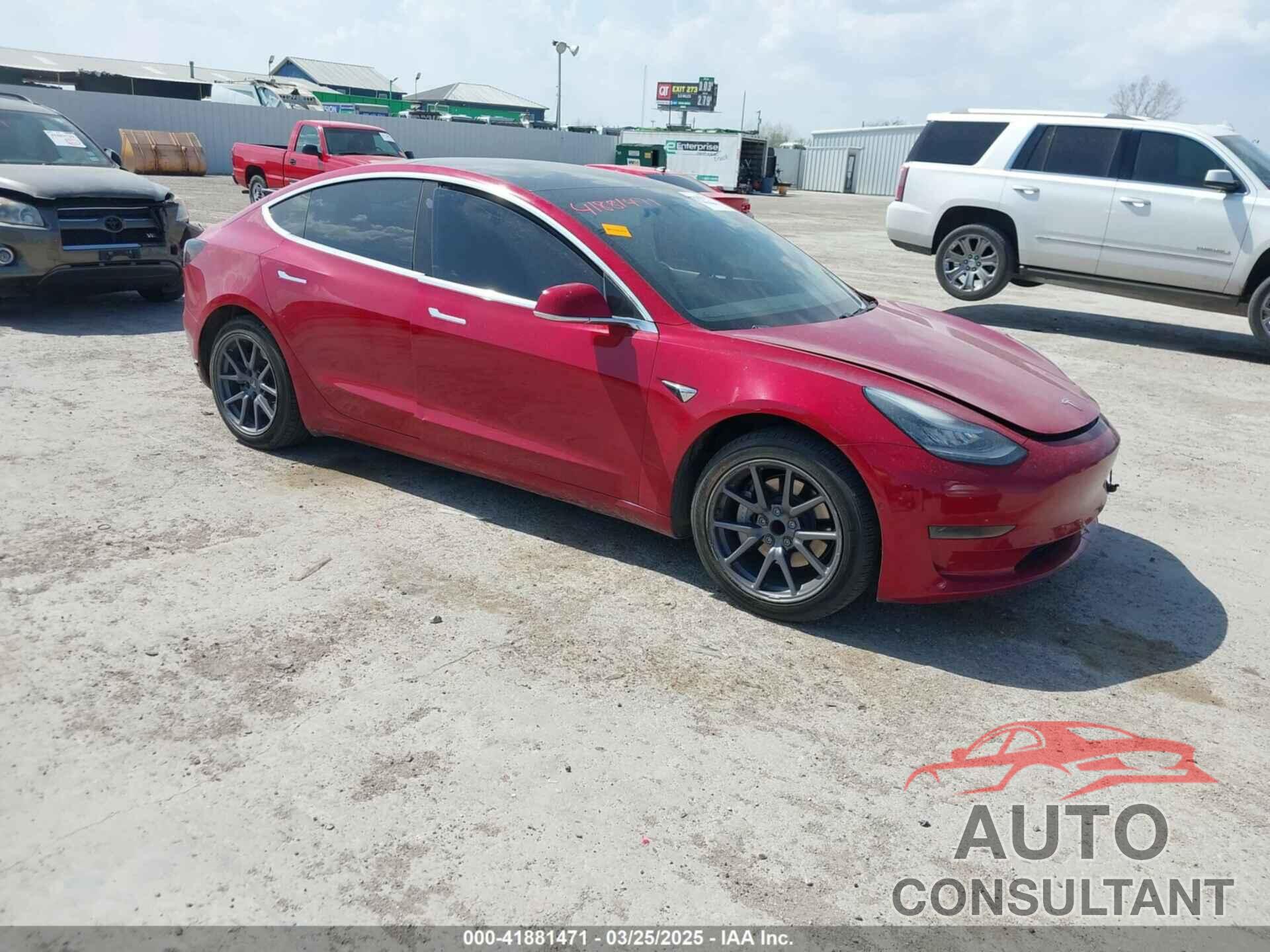 TESLA MODEL 3 2019 - 5YJ3E1EAXKF411495
