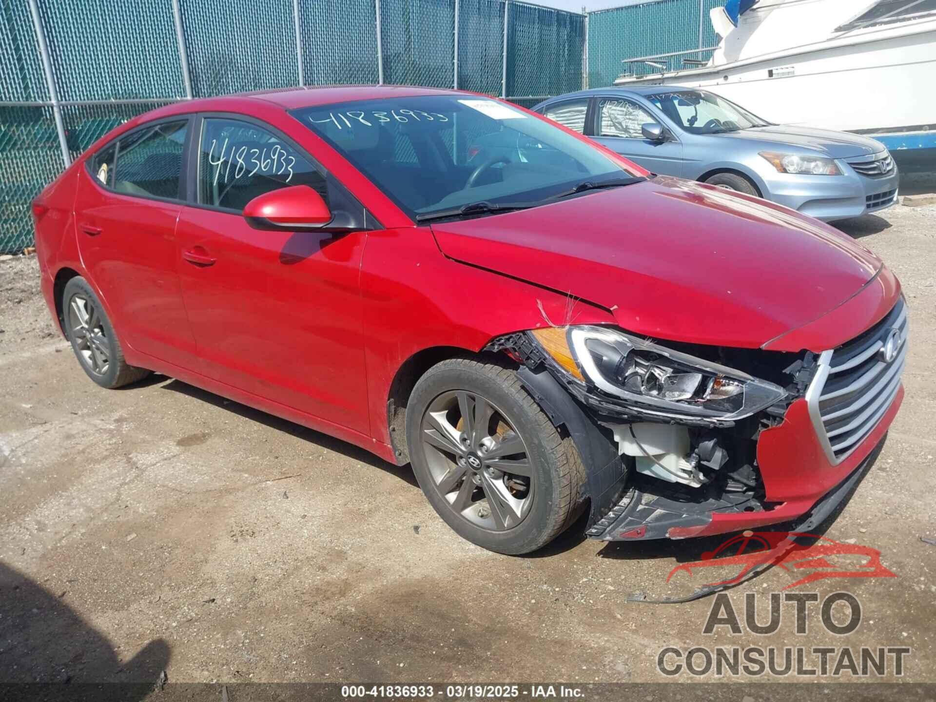 HYUNDAI ELANTRA 2017 - 5NPD84LF1HH006860