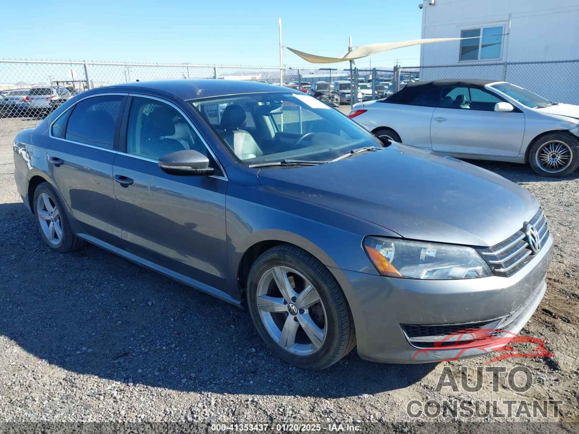VOLKSWAGEN PASSAT 2012 - 1VWBP7A31CC008775