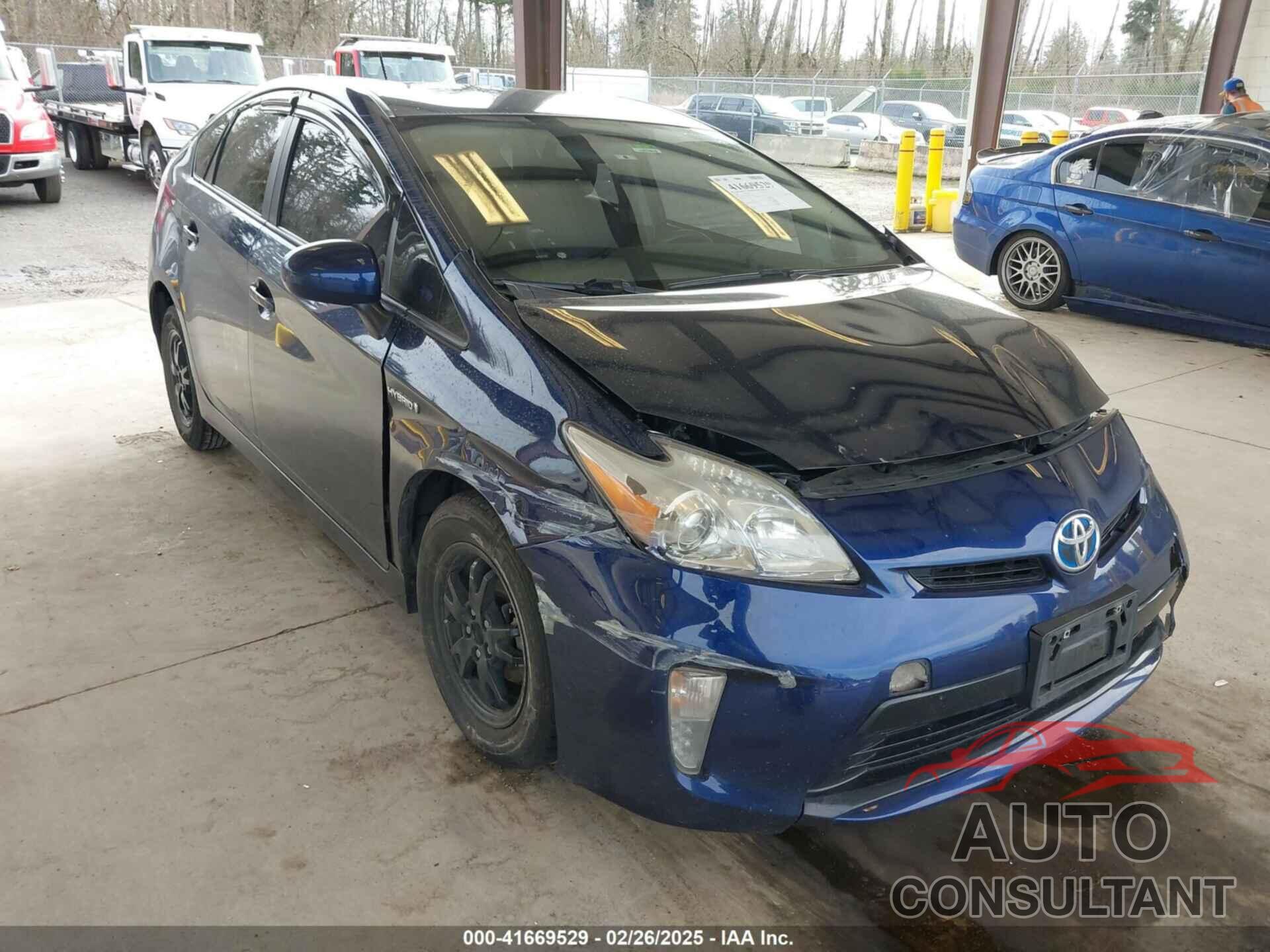 TOYOTA PRIUS 2015 - JTDKN3DU6F1987148