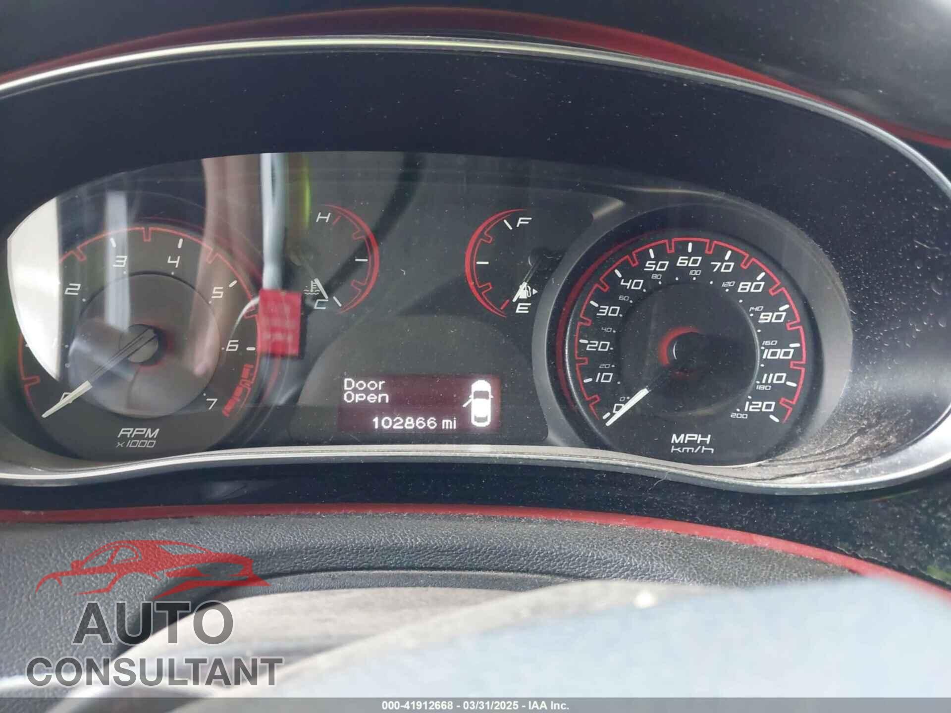 DODGE DART 2015 - 1C3CDFBB0FD174255