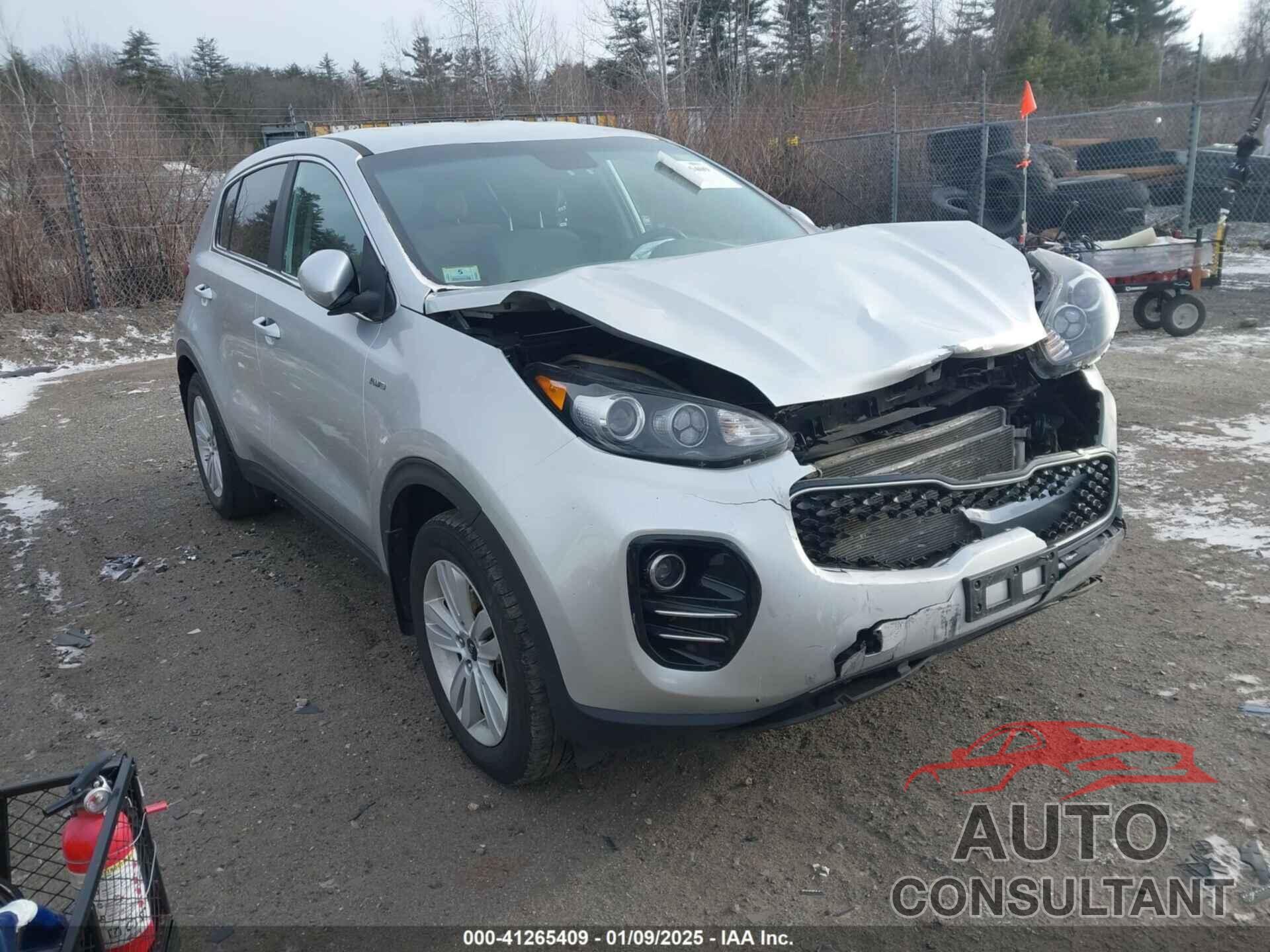 KIA SPORTAGE 2017 - KNDPMCAC4H7238482