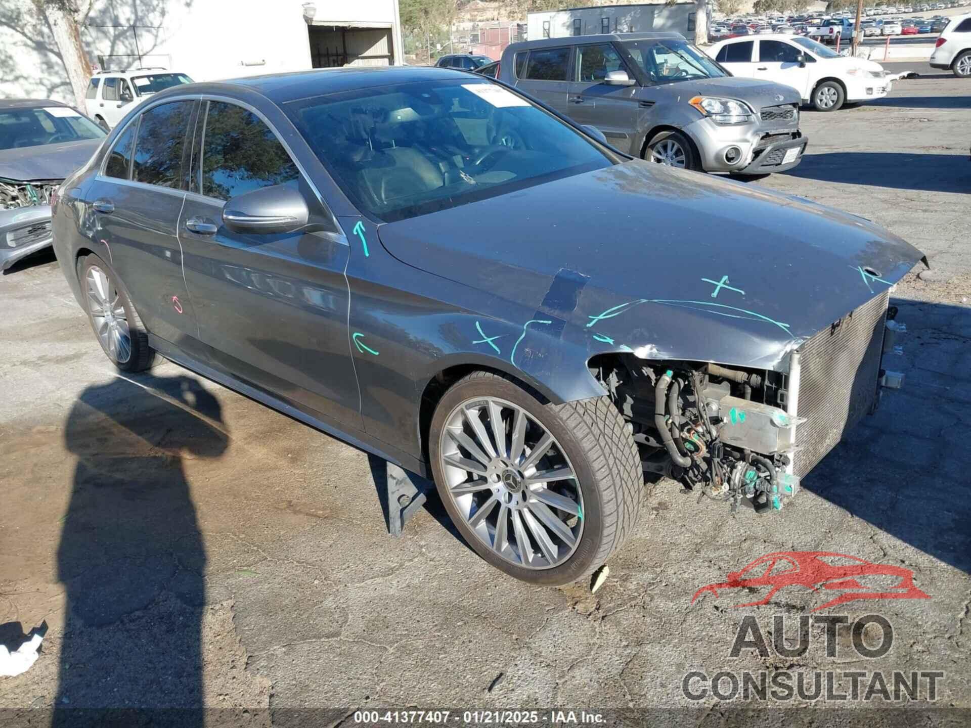 MERCEDES-BENZ C 300 2018 - WDDWF4JB6JR405492