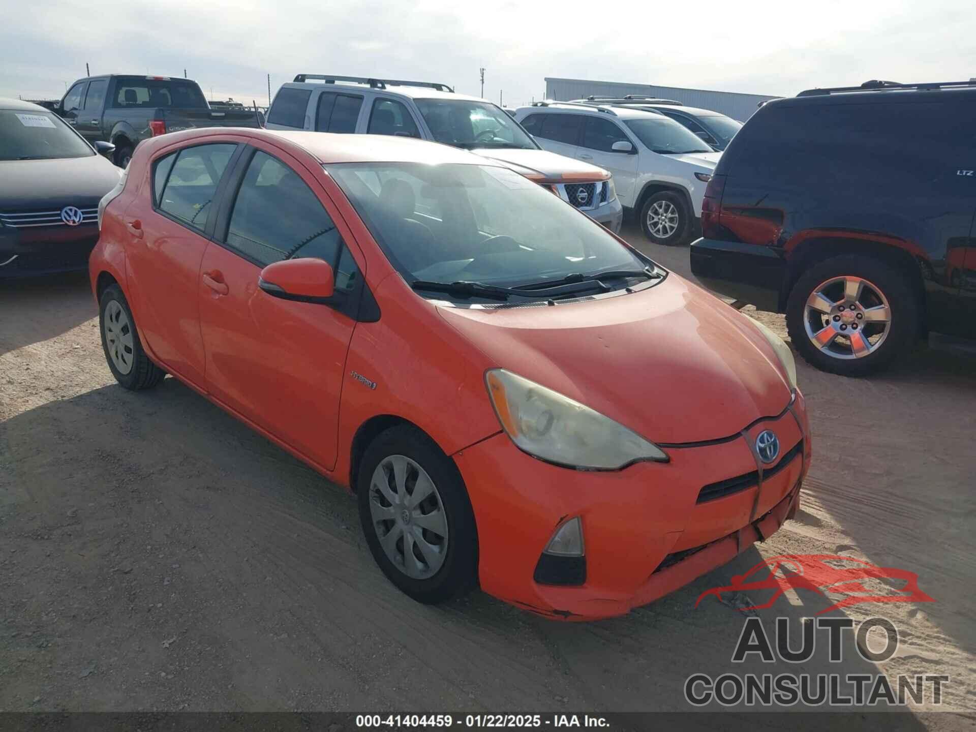 TOYOTA PRIUS C 2012 - JTDKDTB36C1001755
