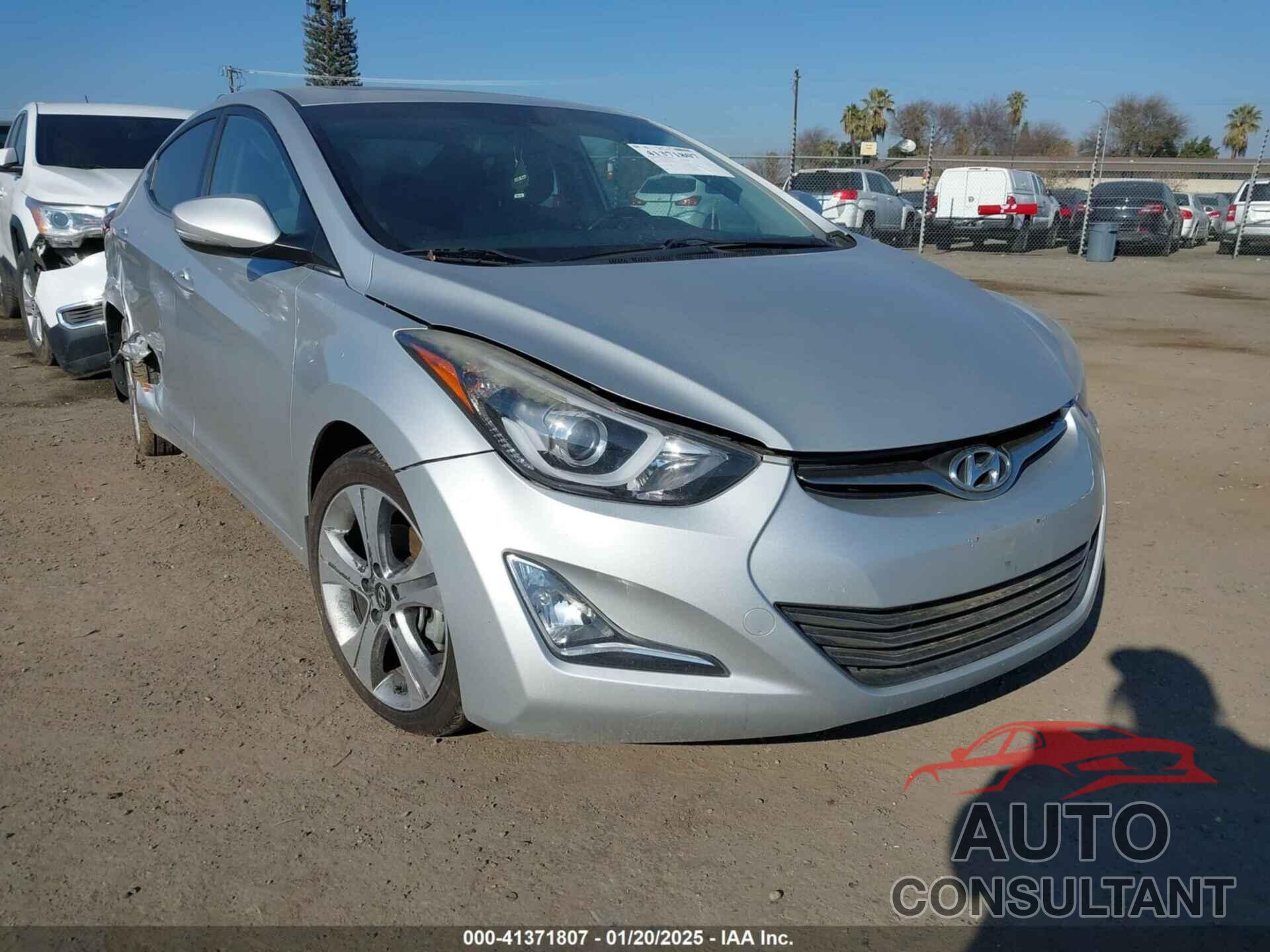 HYUNDAI ELANTRA 2015 - KMHDH4AH5FU305500