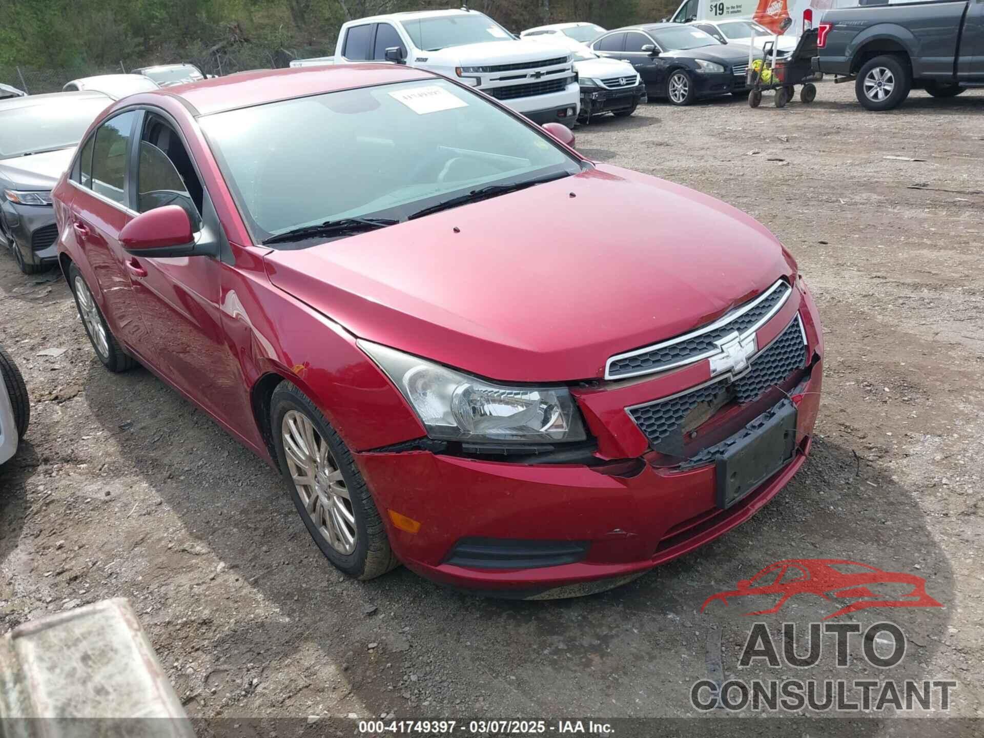 CHEVROLET CRUZE 2012 - 1G1PJ5SC2C7358429