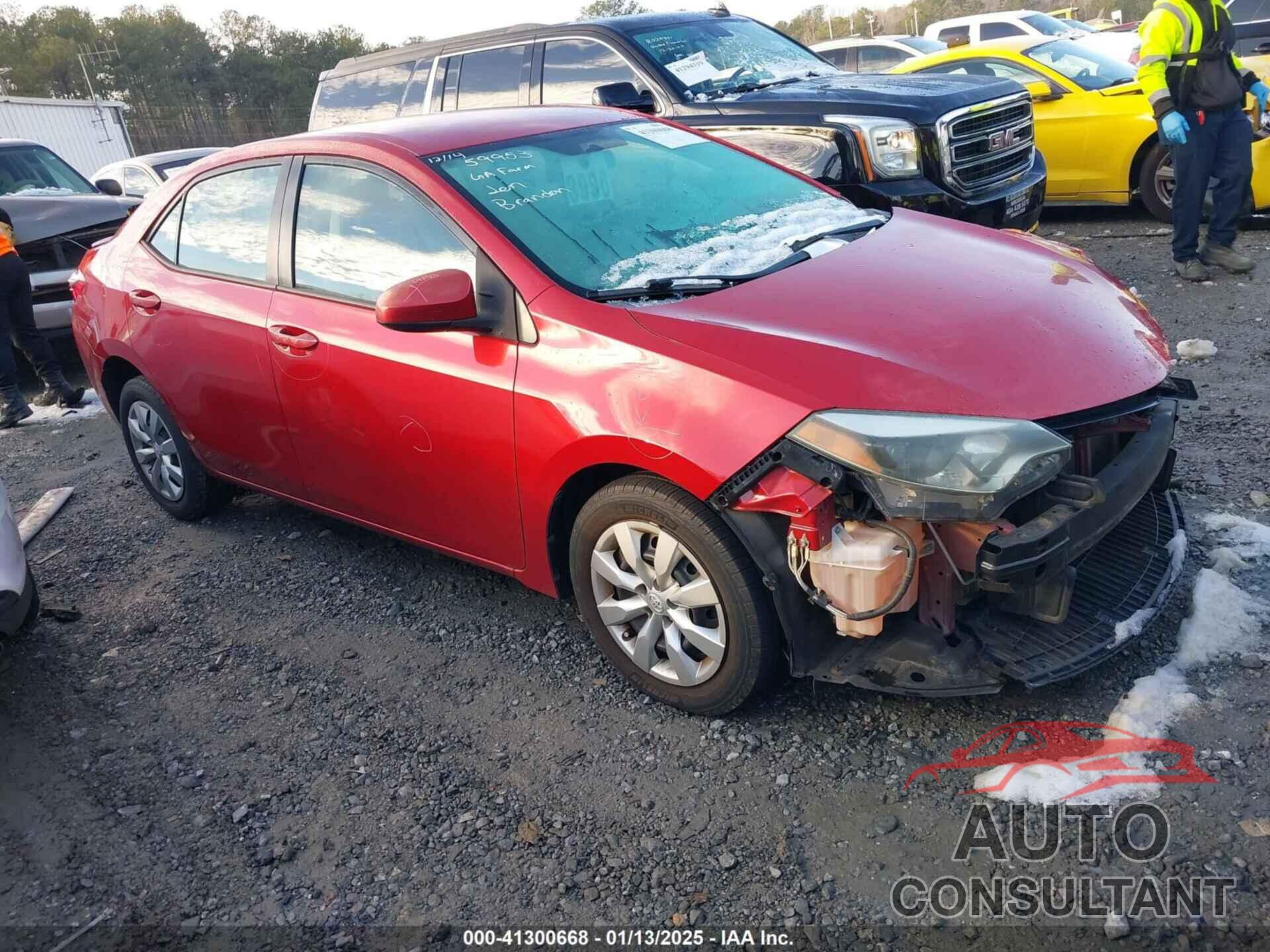 TOYOTA COROLLA 2014 - 5YFBURHEXEP122766