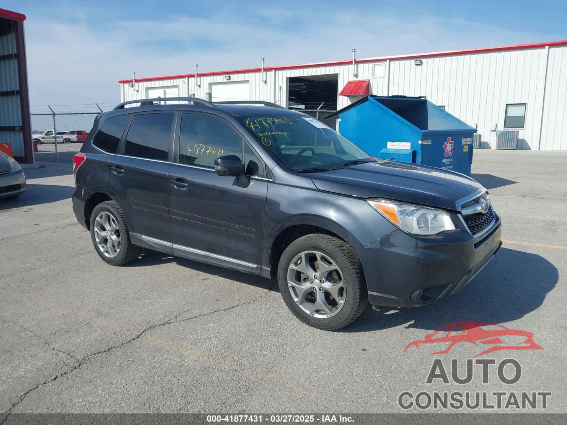 SUBARU FORESTER 2016 - JF2SJAXC8GH443473