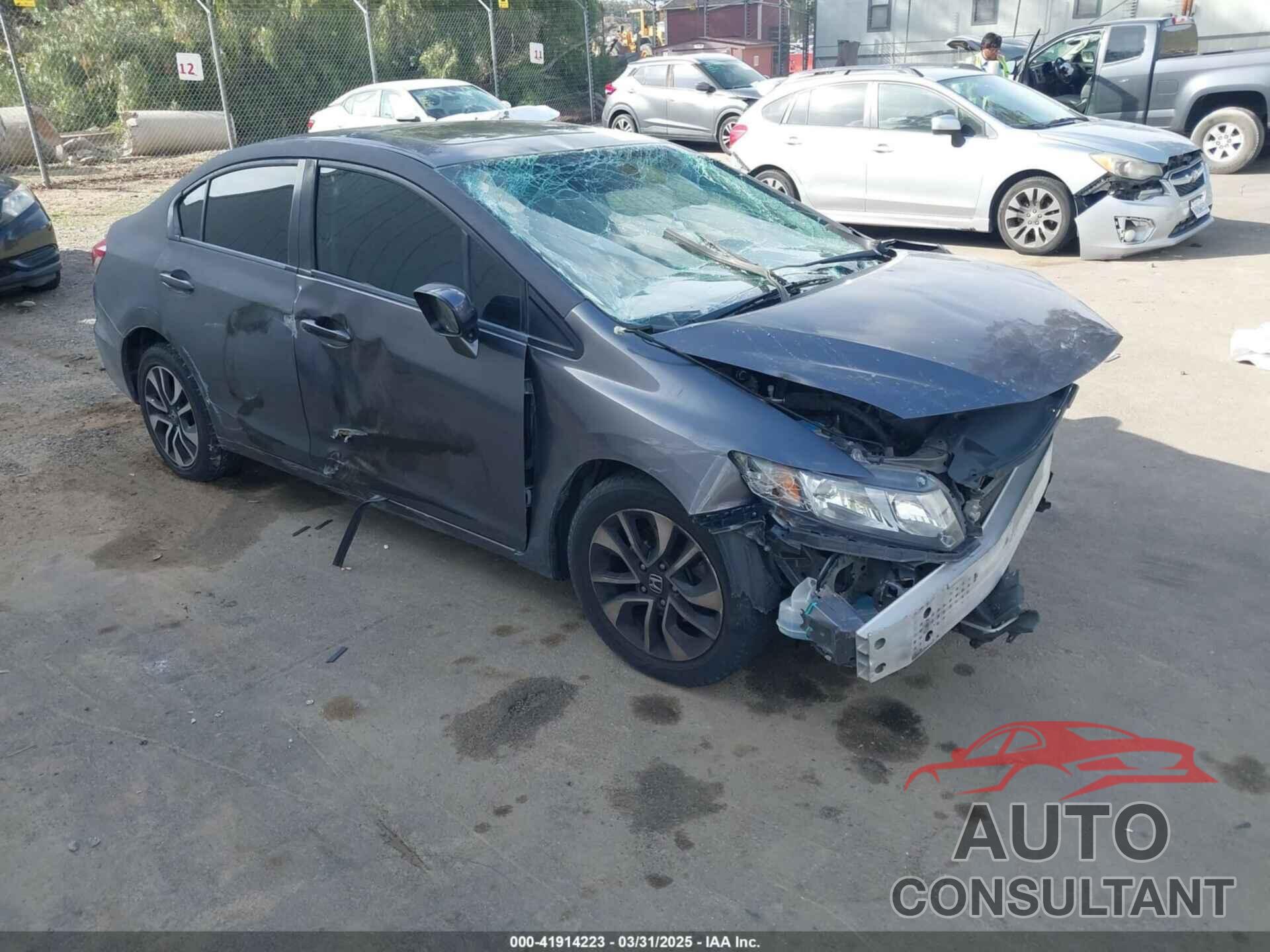 HONDA CIVIC 2014 - 19XFB2F80EE268591