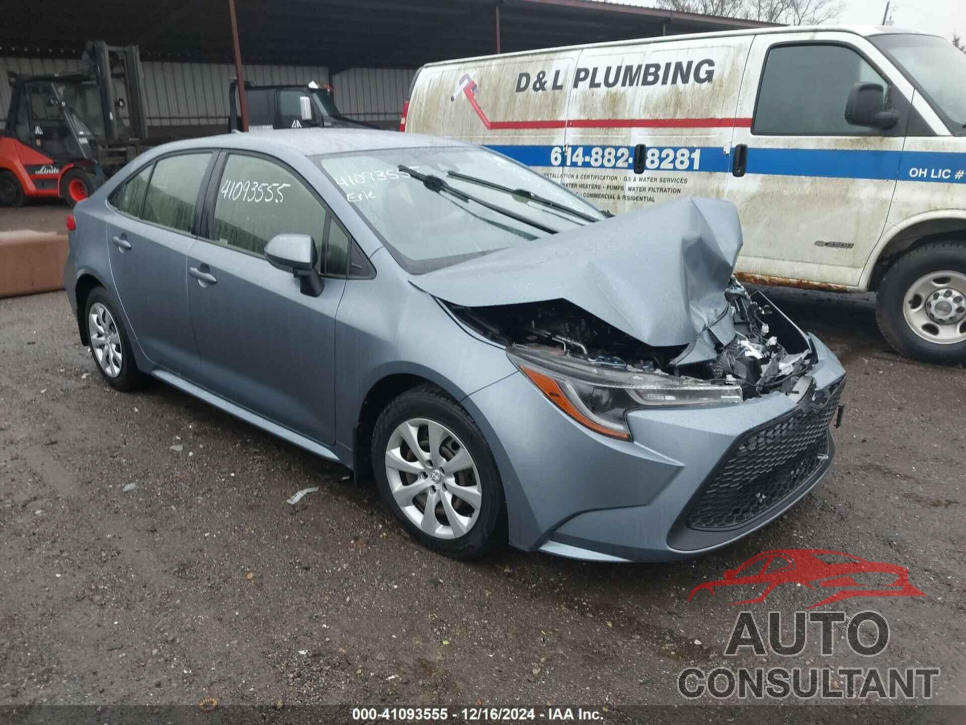 TOYOTA COROLLA 2021 - JTDEPMAE8MJ168598