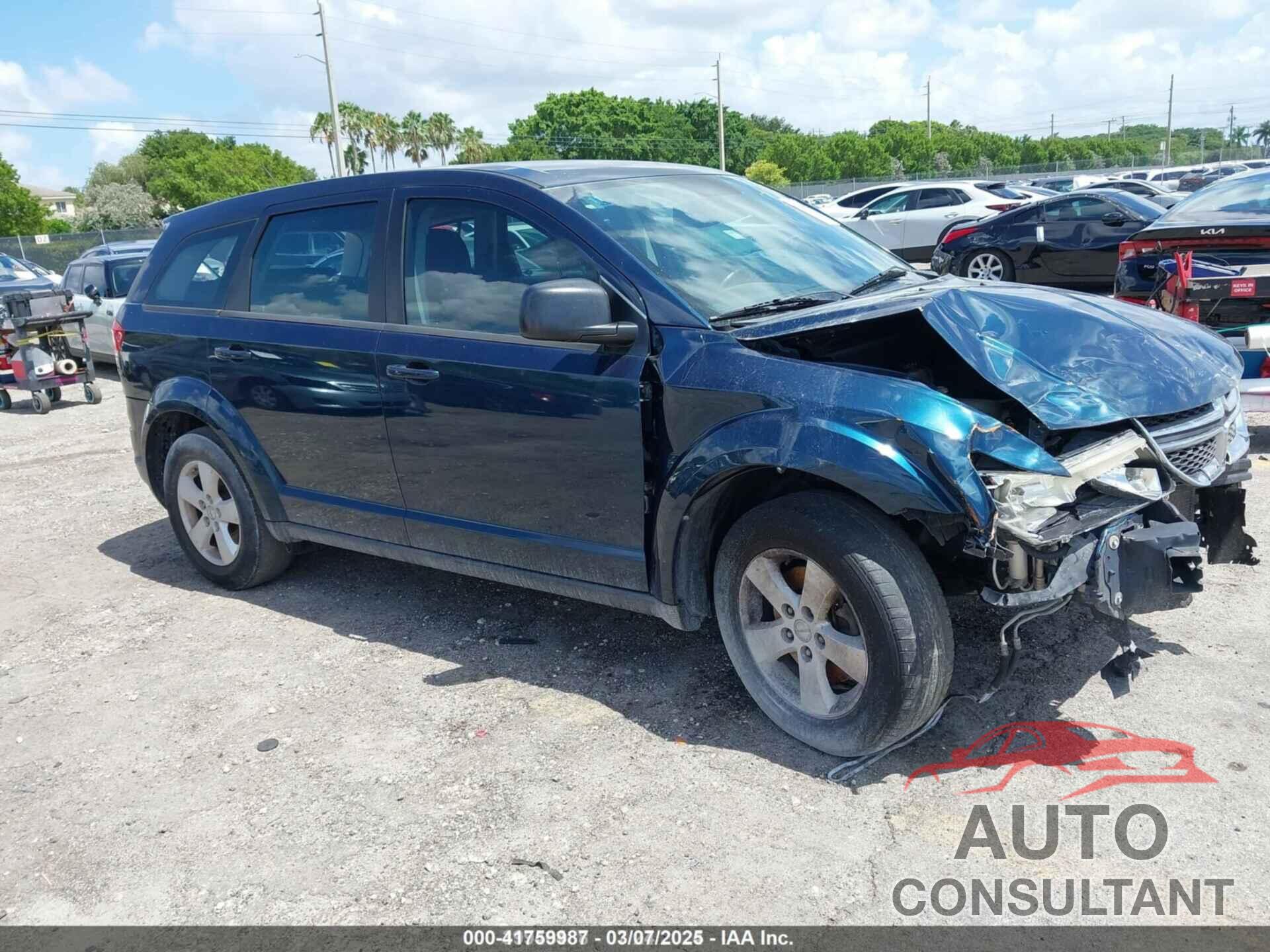 DODGE JOURNEY 2013 - 3C4PDCAB5DT529702