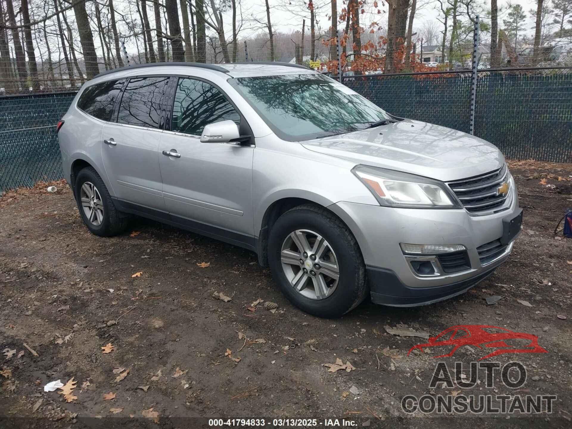 CHEVROLET TRAVERSE 2015 - 1GNKVHKD9FJ122097