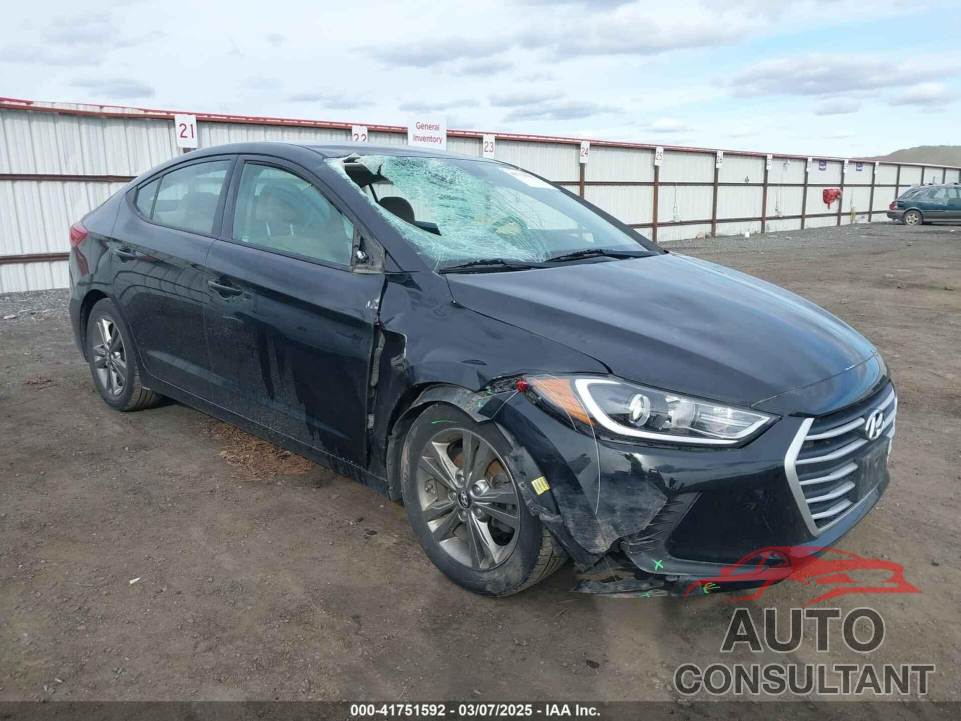 HYUNDAI ELANTRA 2018 - 5NPD84LF4JH377890