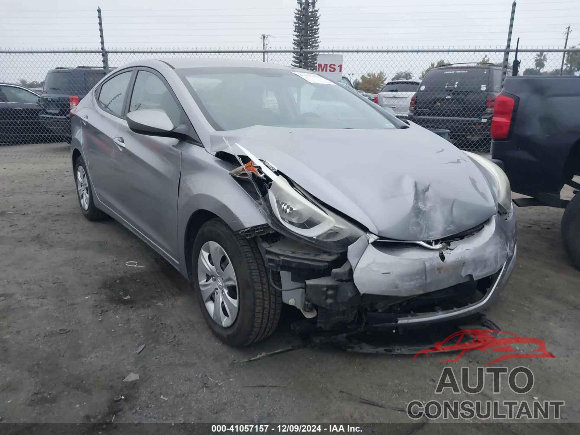 HYUNDAI ELANTRA 2016 - 5NPDH4AE4GH697018
