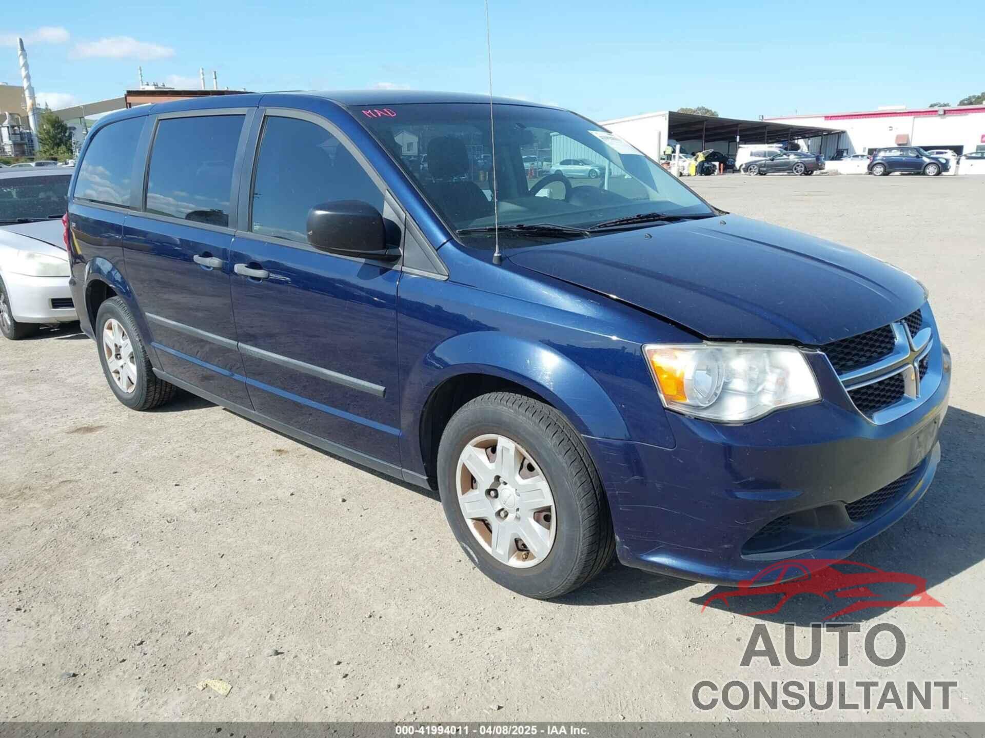 DODGE GRAND CARAVAN 2013 - 2C4RDGBG6DR570367