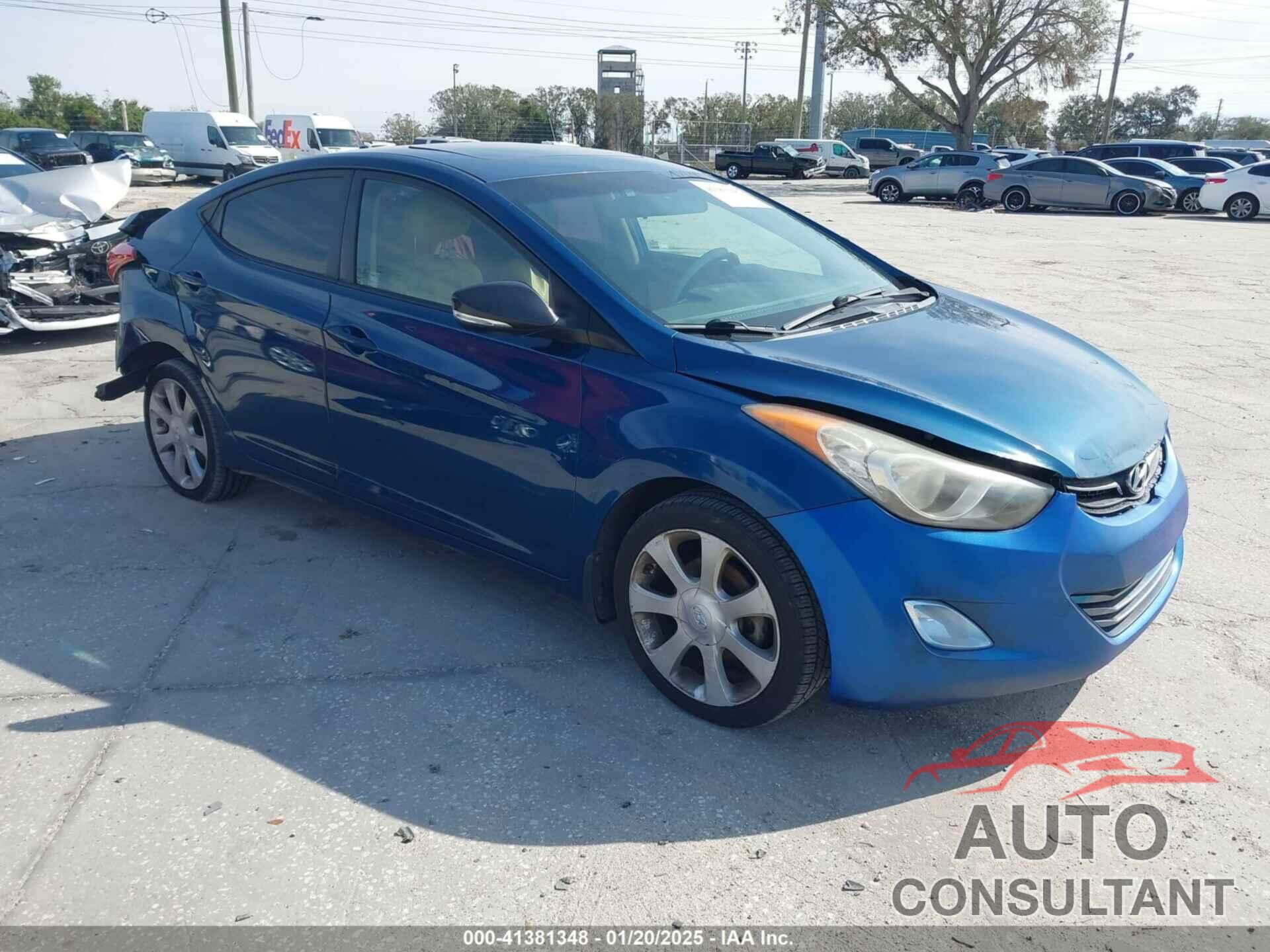 HYUNDAI ELANTRA 2013 - KMHDH4AE6DU977973