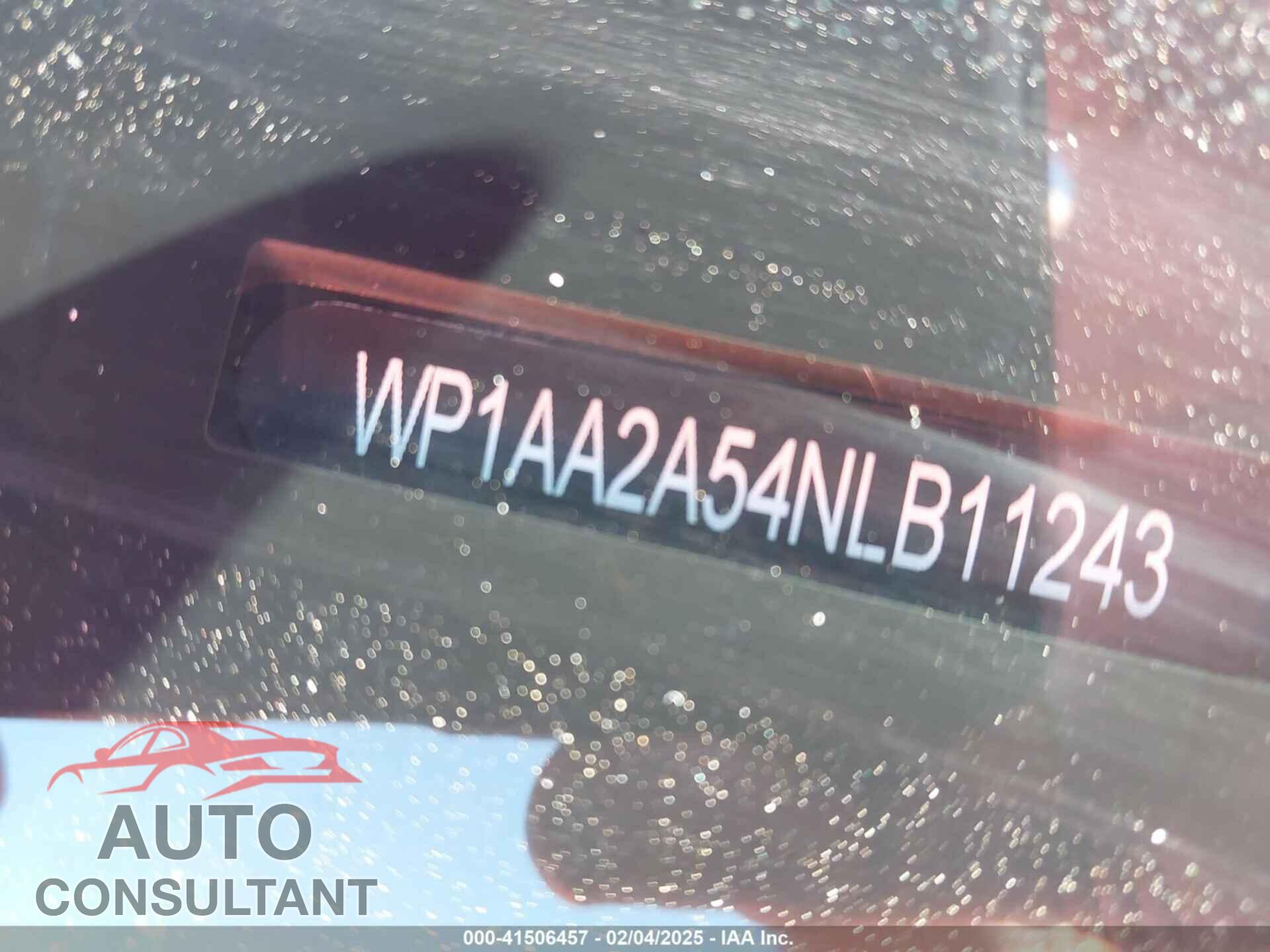PORSCHE MACAN 2022 - WP1AA2A54NLB11243