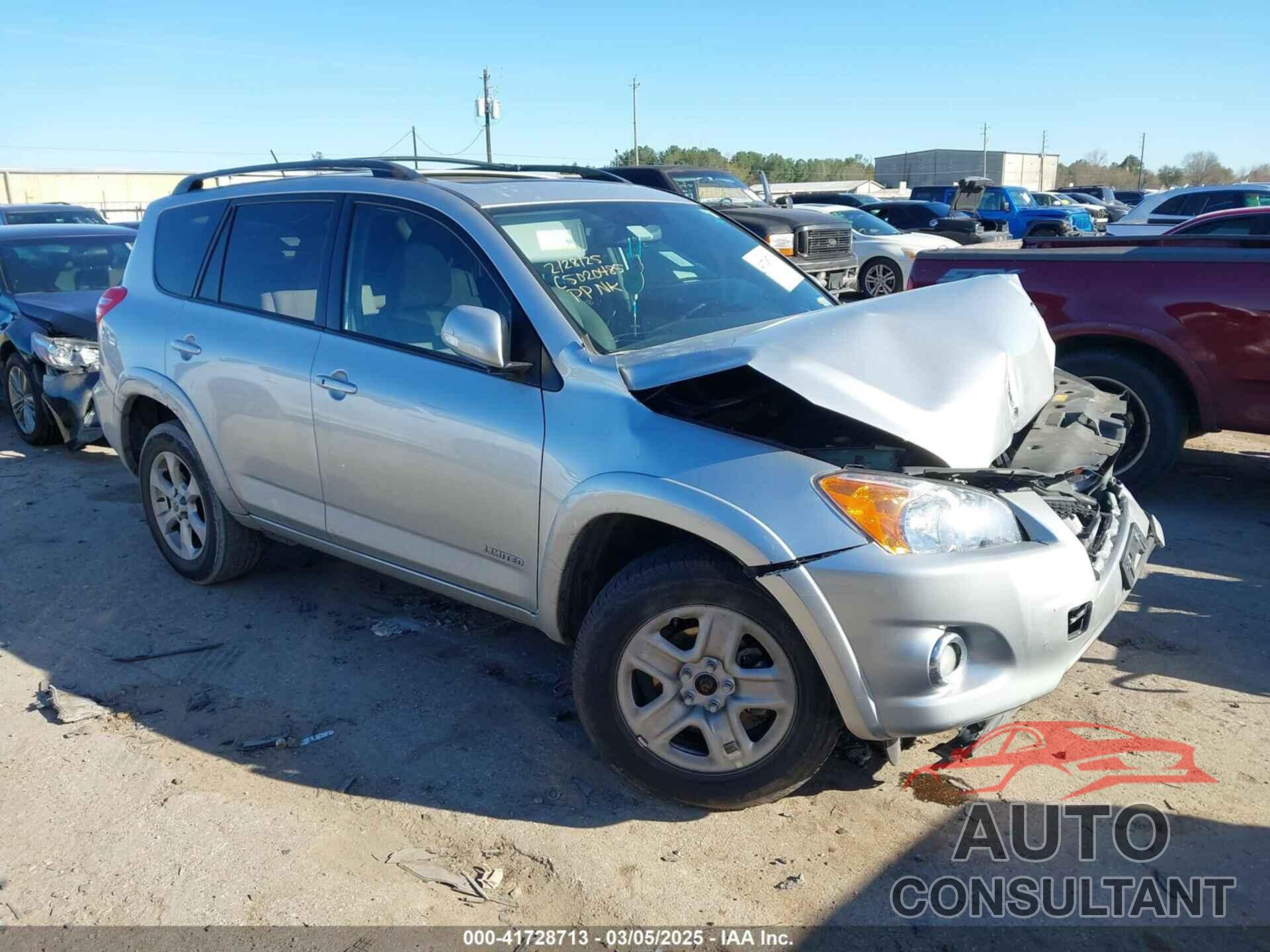 TOYOTA RAV4 2012 - 2T3YK4DVXCW014742