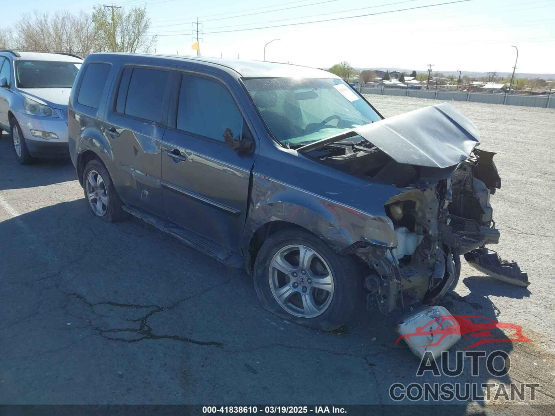HONDA PILOT 2012 - 5FNYF3H47CB043704