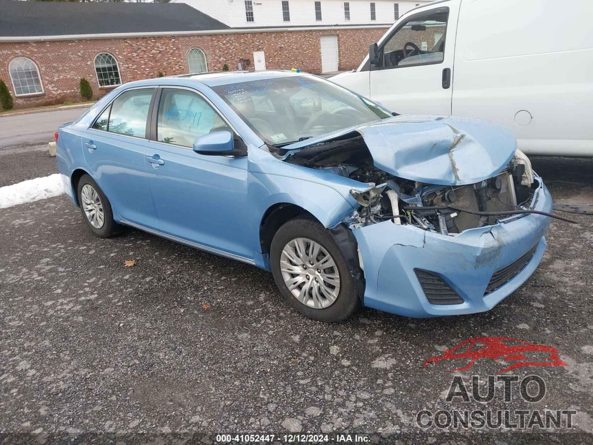 TOYOTA CAMRY 2012 - 4T4BF1FK4CR187988