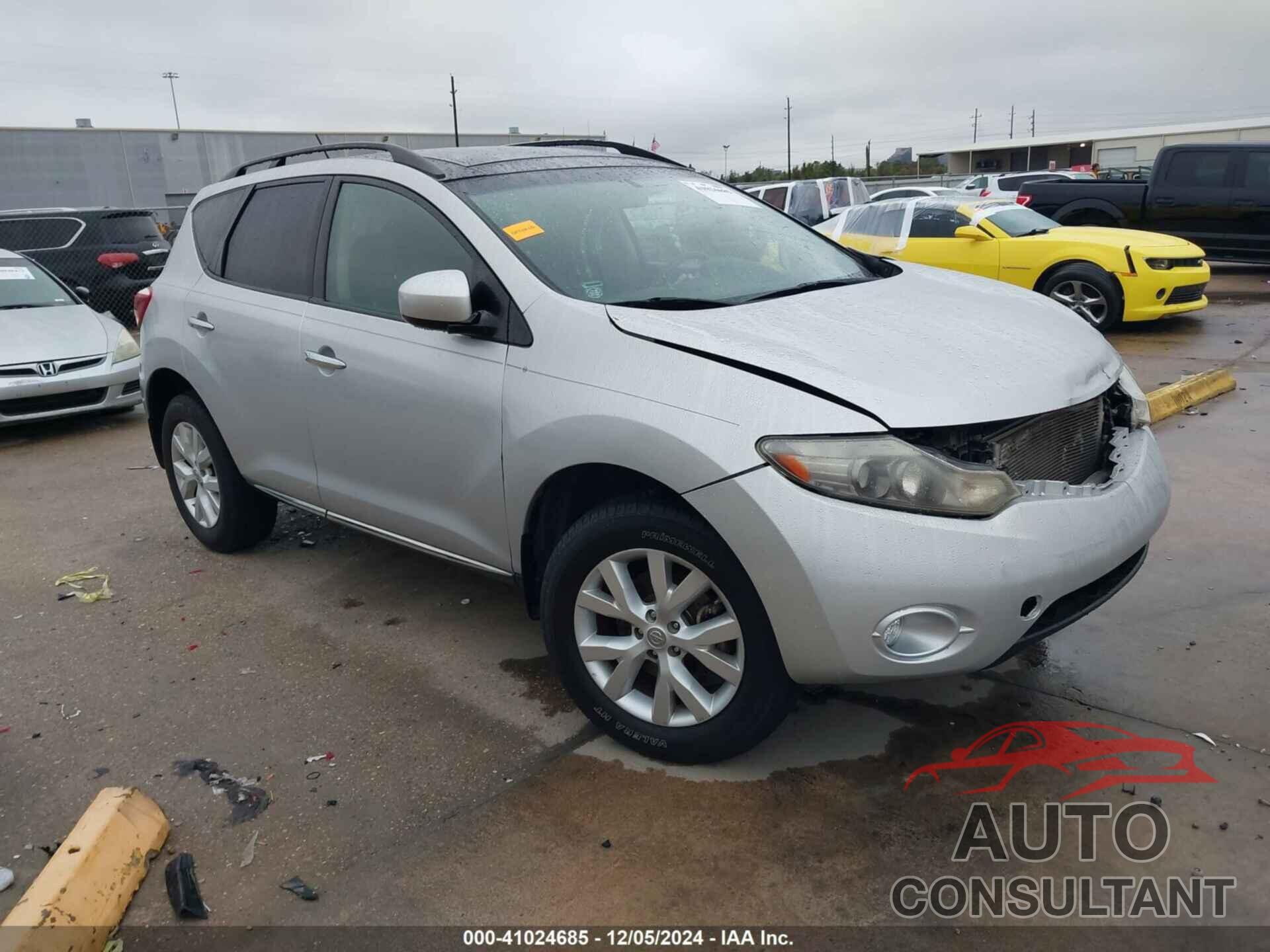 NISSAN MURANO 2011 - JN8AZ1MU8BW050789