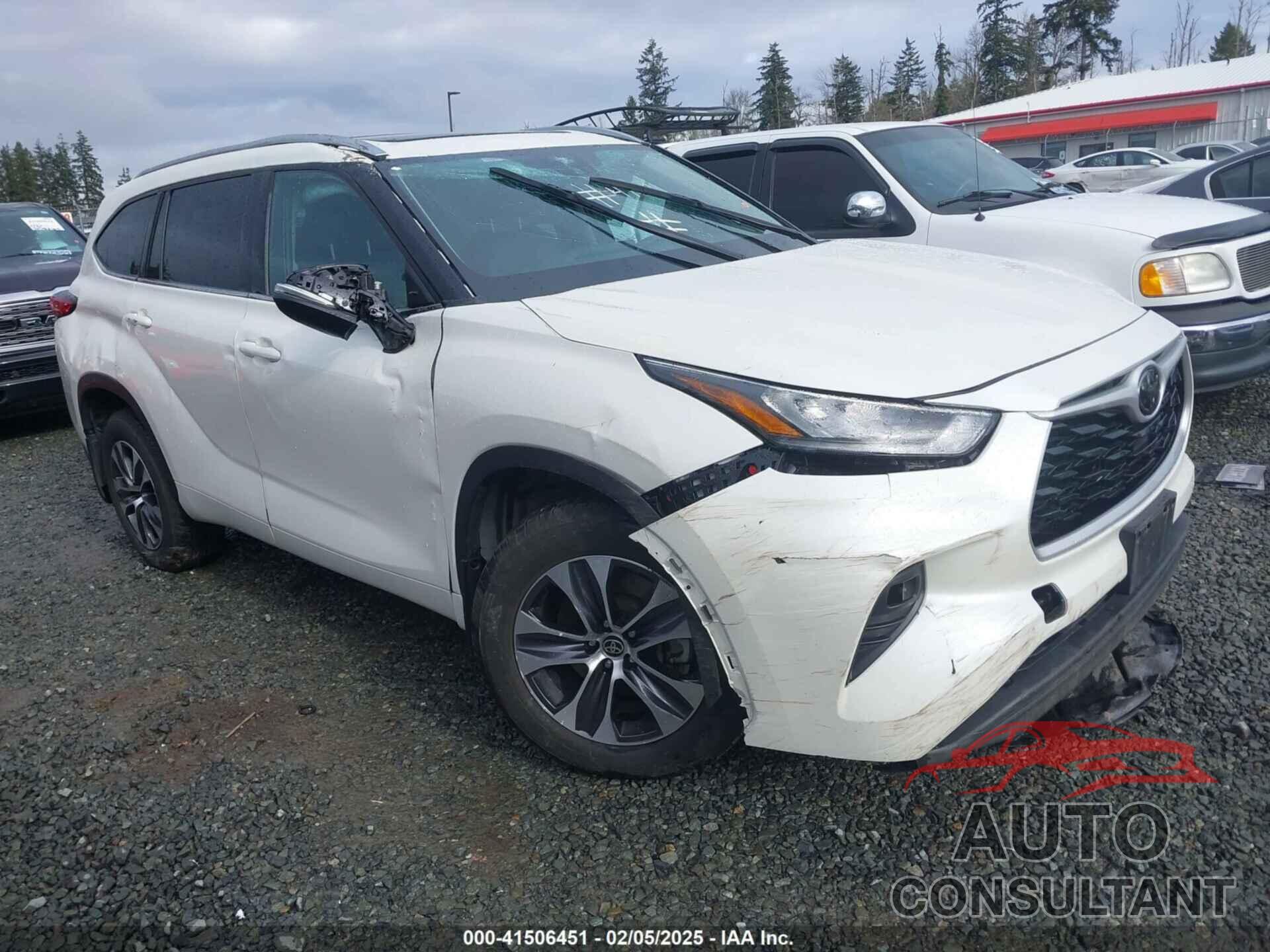 TOYOTA HIGHLANDER 2020 - 5TDGZRBH3LS503504