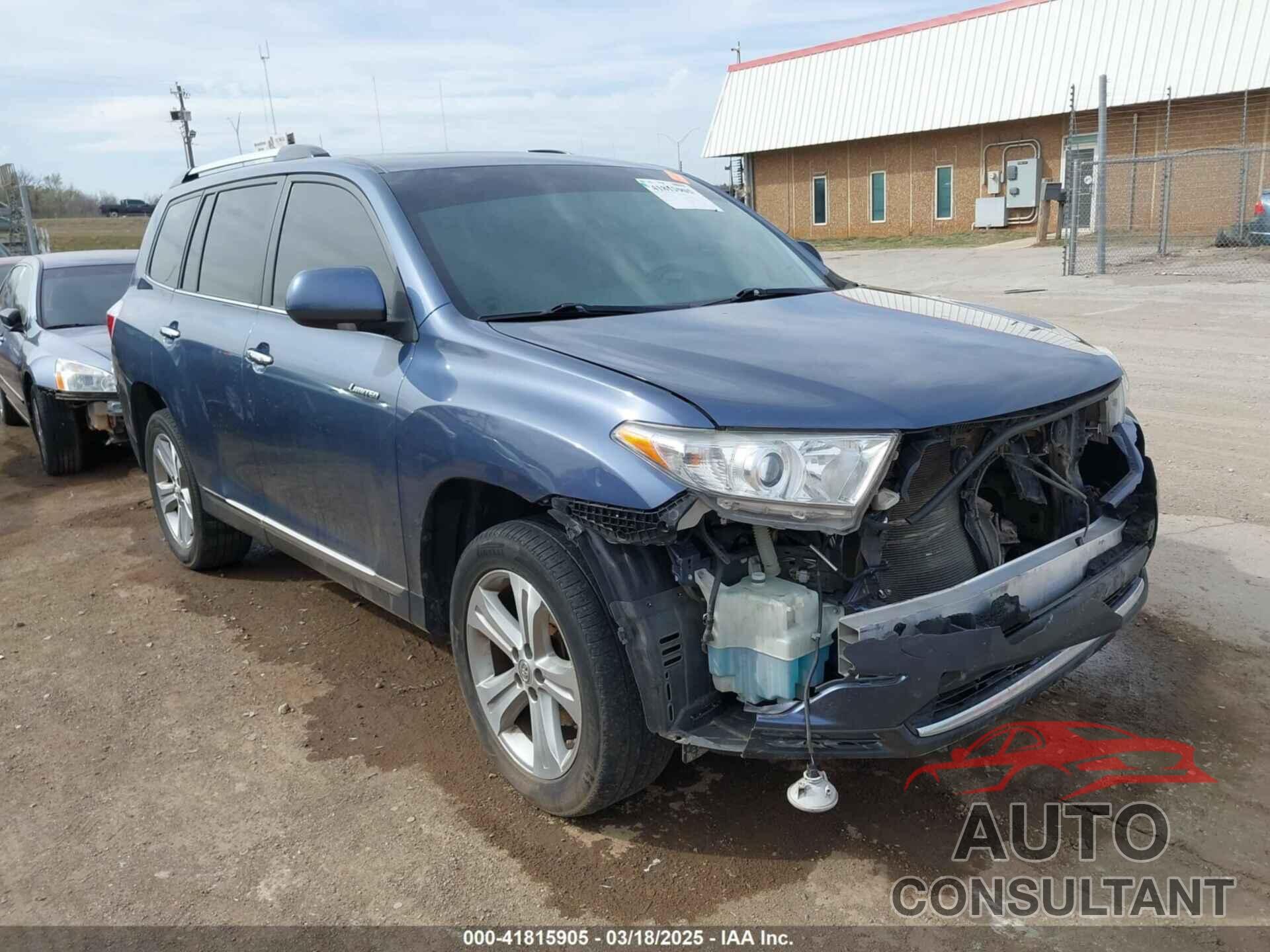 TOYOTA HIGHLANDER 2013 - 5TDYK3EHXDS119027