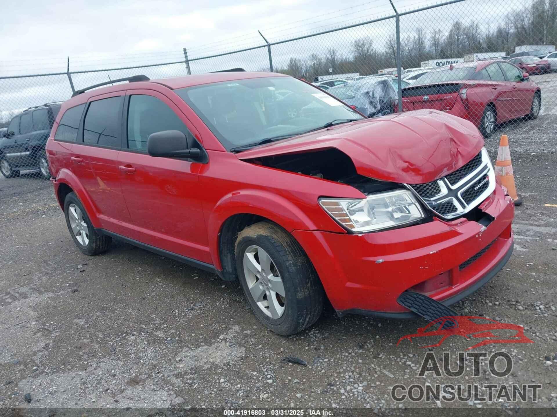 DODGE JOURNEY 2016 - 3C4PDCAB4GT212434