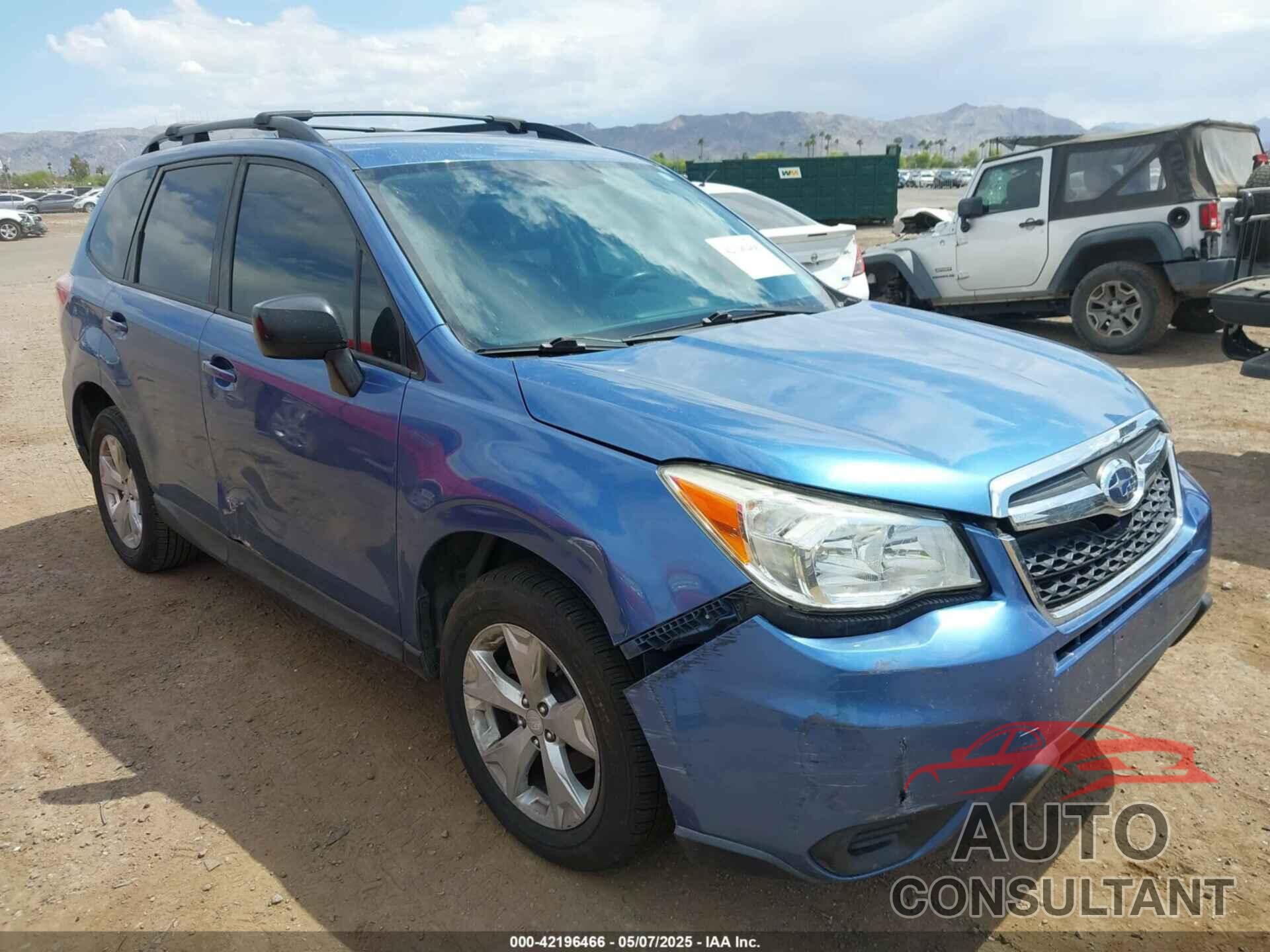 SUBARU FORESTER 2016 - JF2SJABC6GH555874