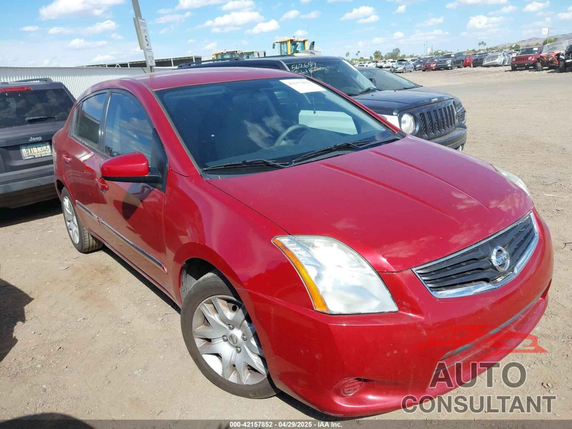 NISSAN SENTRA 2012 - 3N1AB6AP1CL727378