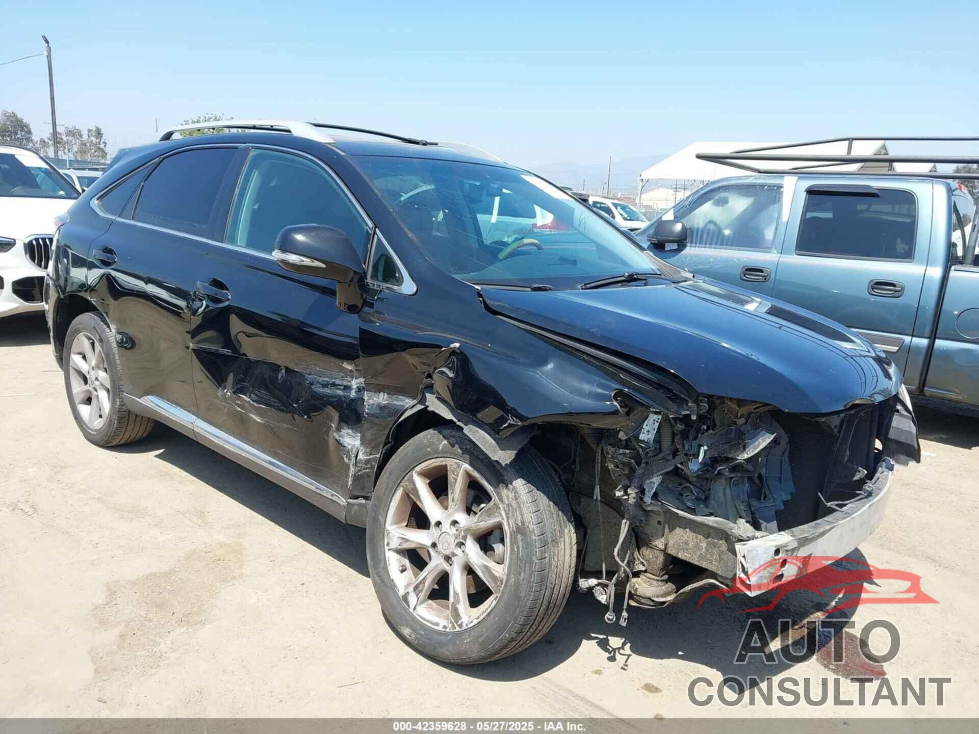 LEXUS RX 2012 - 2T2ZK1BA9CC076772