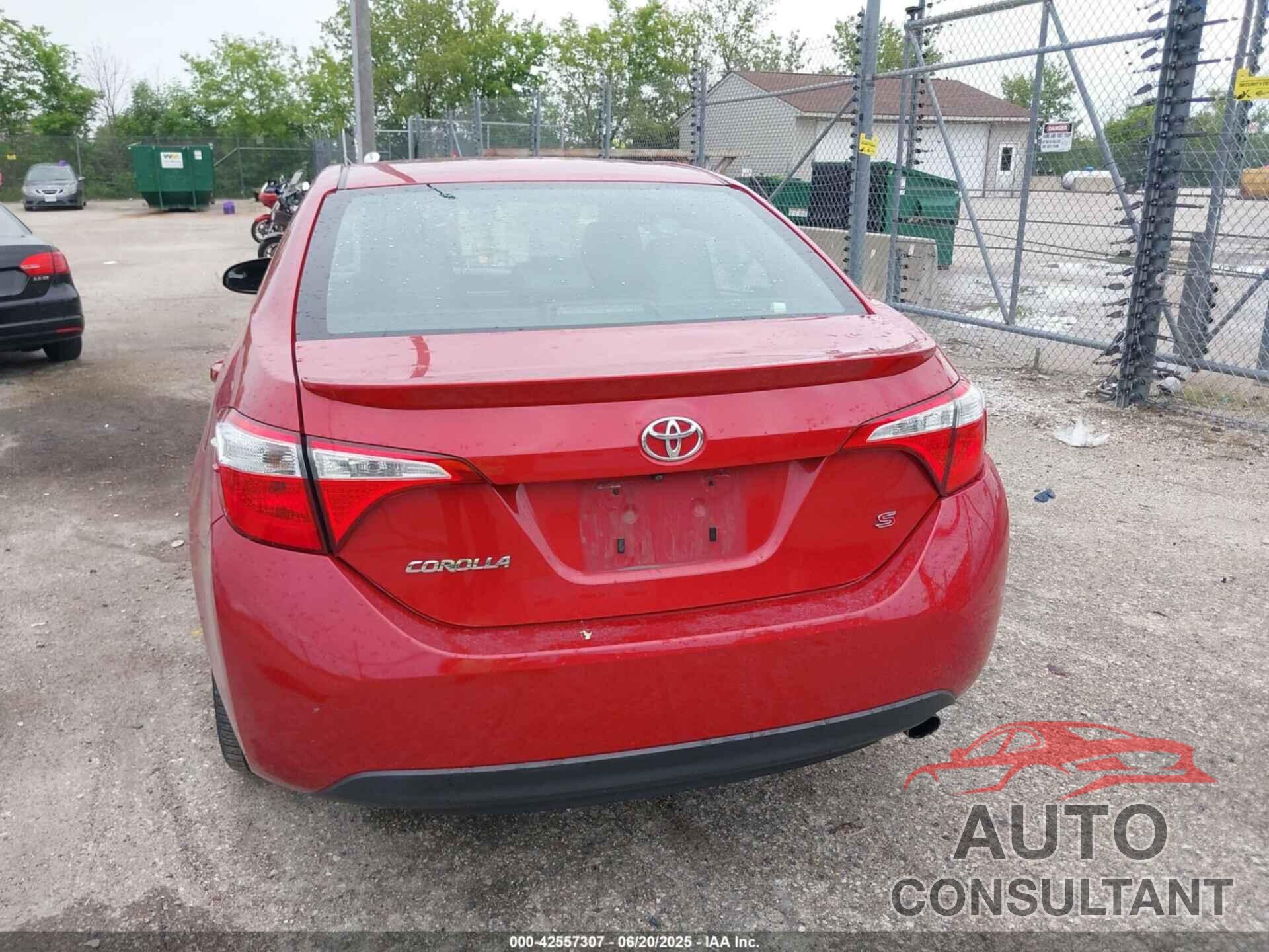 TOYOTA COROLLA 2015 - 2T1BURHE1FC440275
