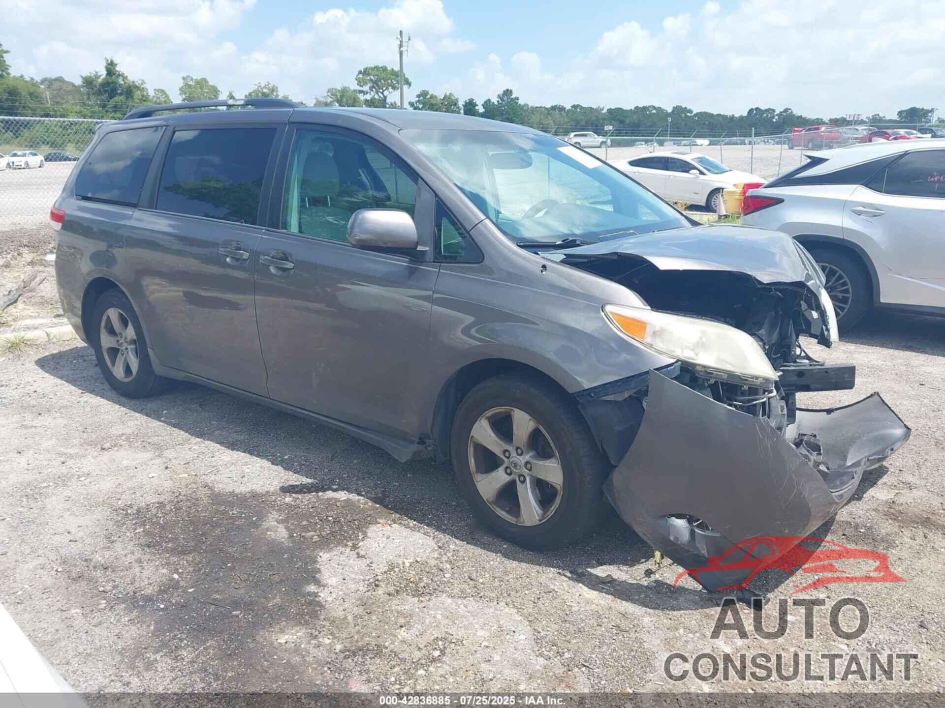 TOYOTA SIENNA 2012 - 5TDKK3DC9CS181626